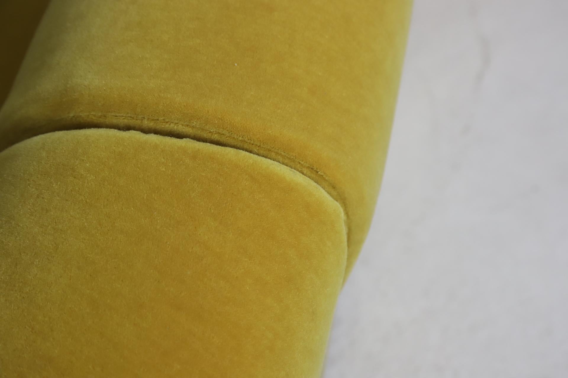 Large modular sofa by Asko in mohair upholstery, Finland 1970s 7