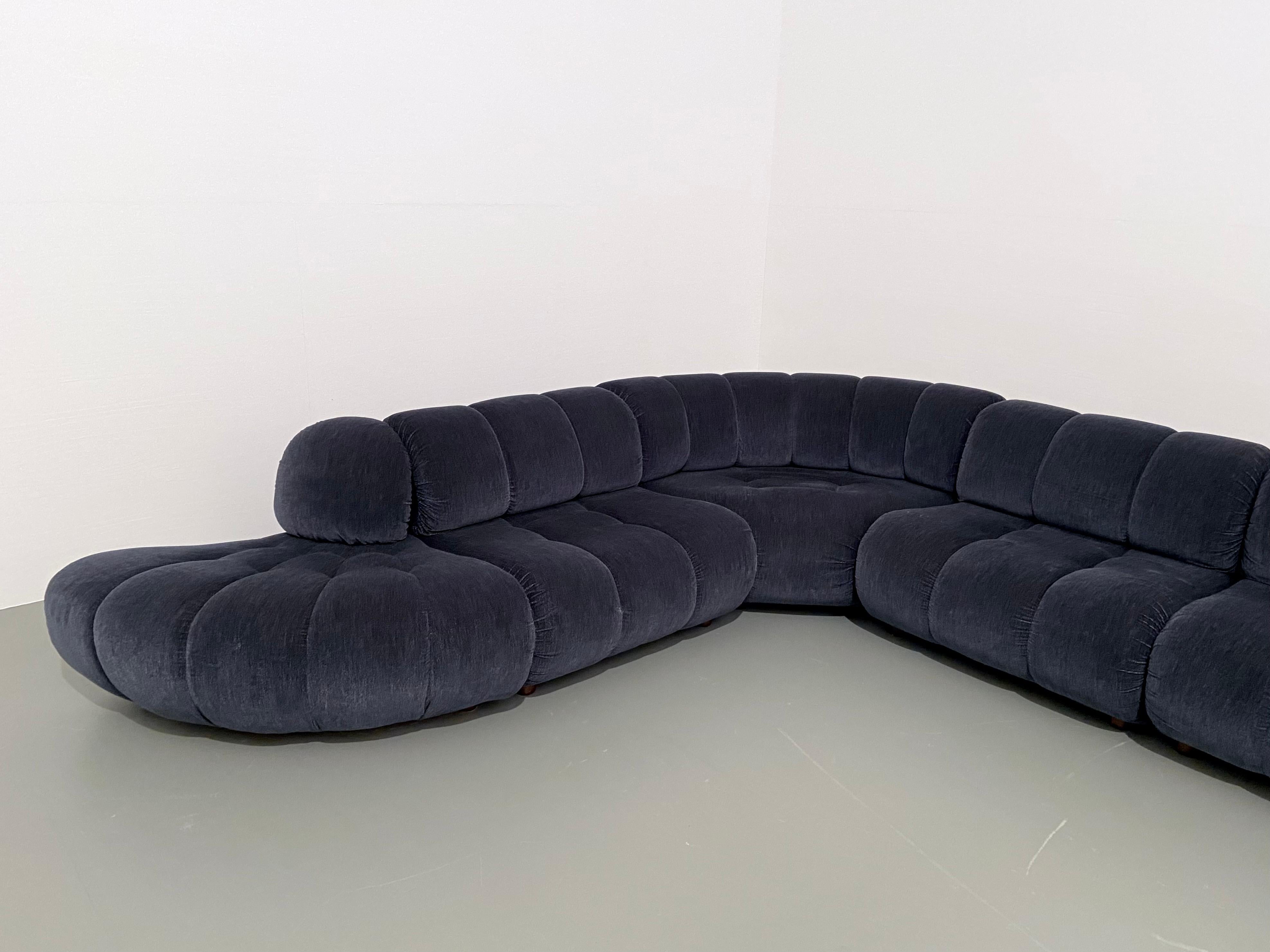 Large Modular Sofa by Giuseppe Munari for Poltrona Munari, Italy, 1970's For Sale 2