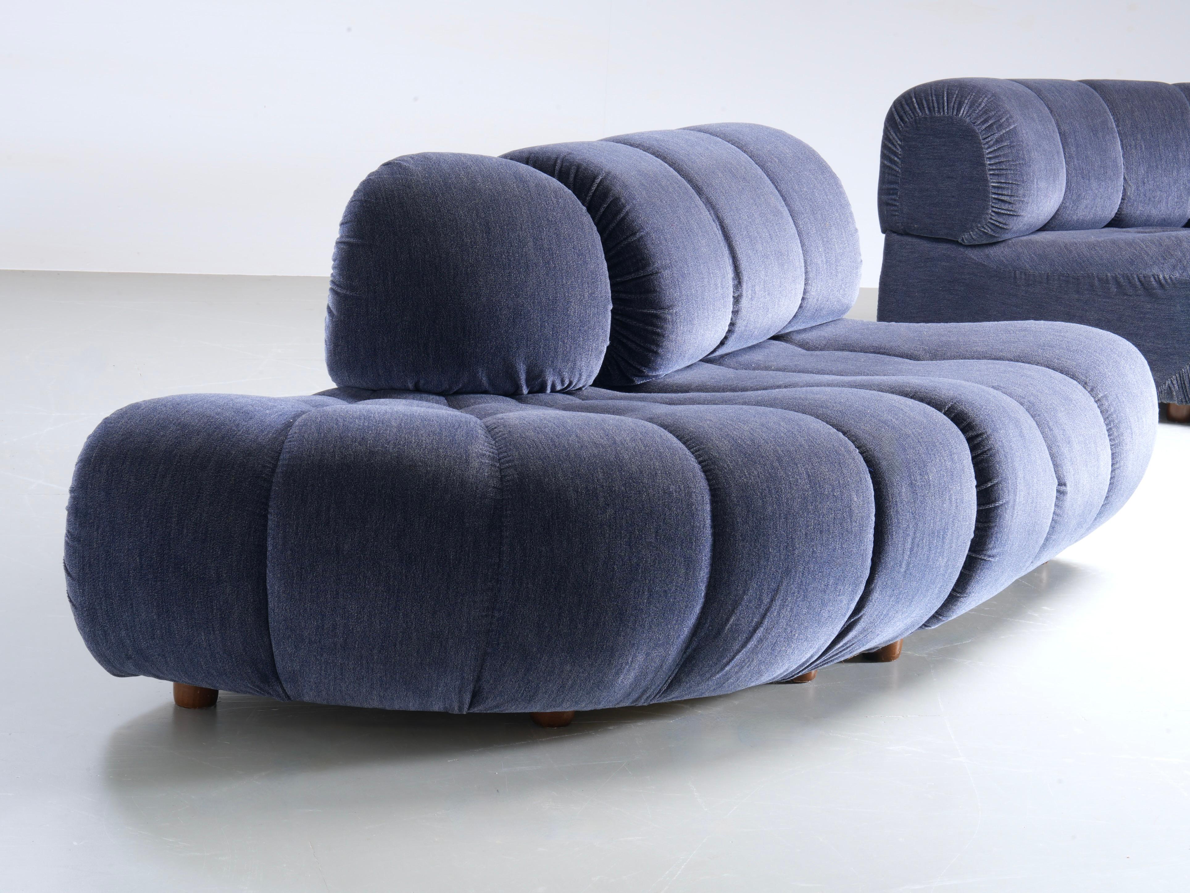 Large Modular Sofa by Giuseppe Munari for Poltrona Munari, Italy, 1970's 3