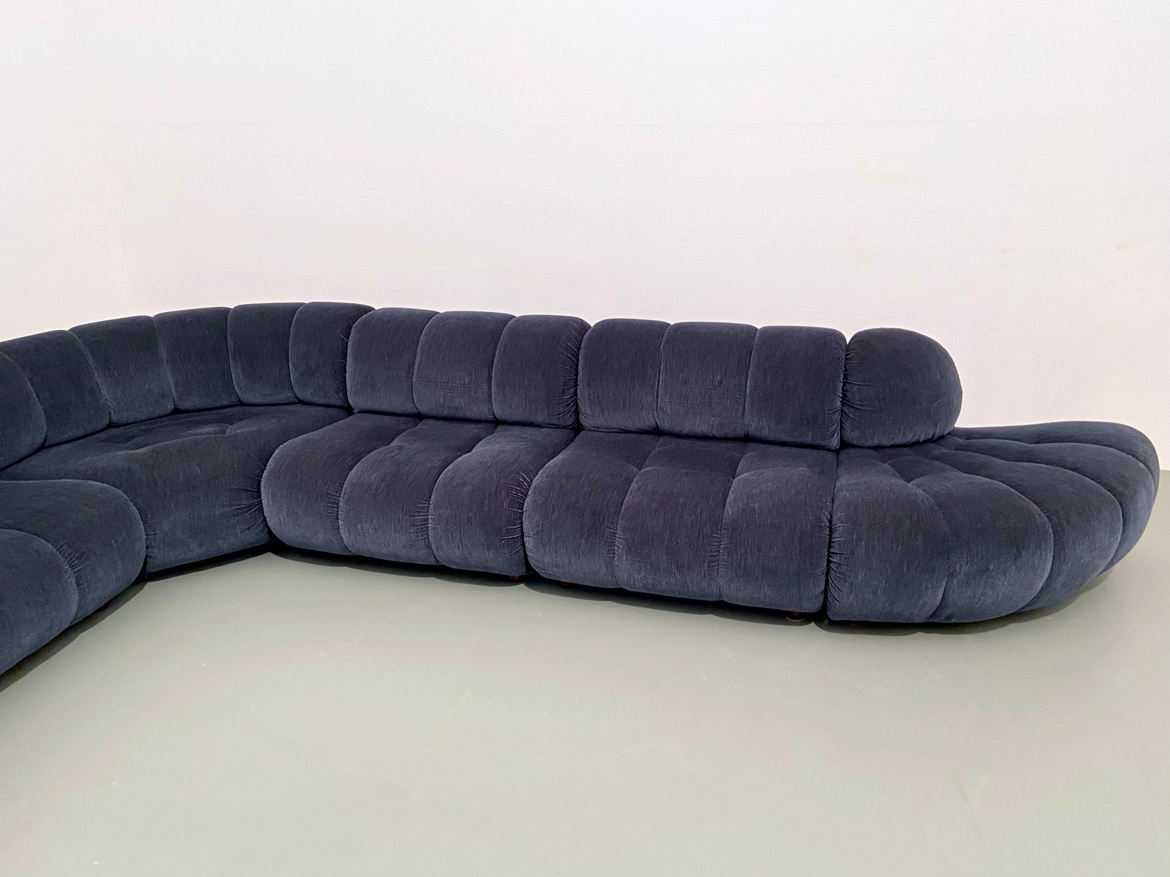 Italian Large Modular Sofa by Giuseppe Munari for Poltrona Munari, Italy, 1970's For Sale