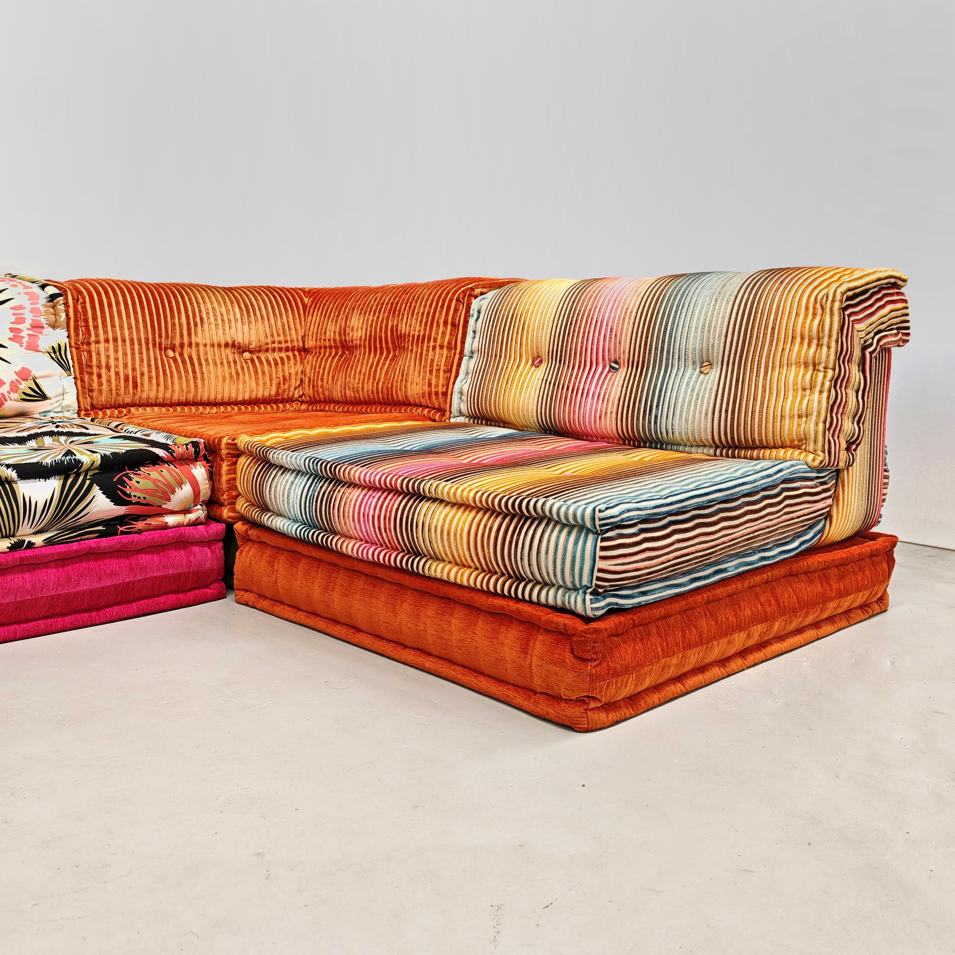 Large Modular Sofa Mah Jong di Roche Bobois 7 seats (Zeitgenössisch) im Angebot