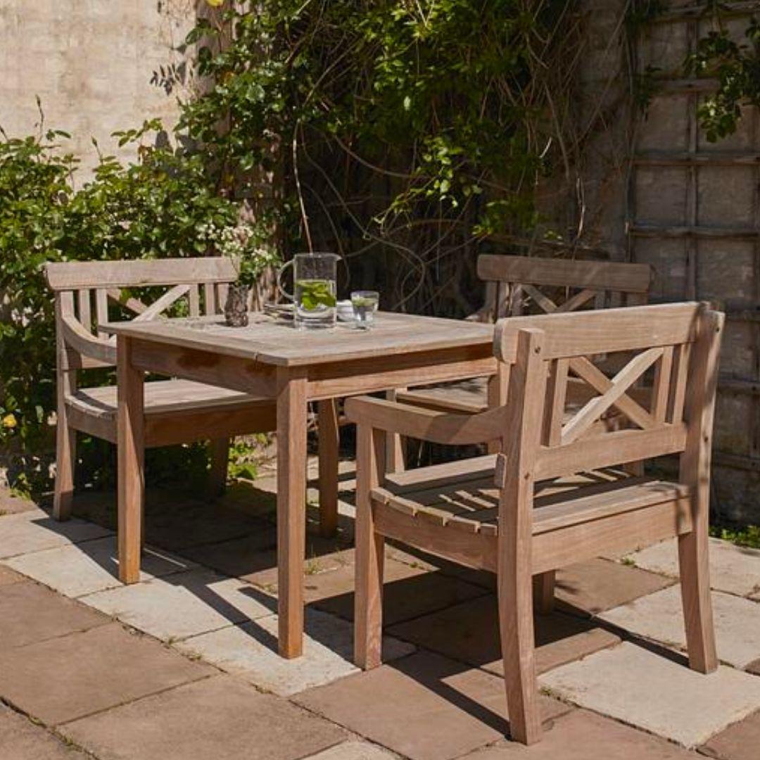 Large Mogens Holmriis Outdoor 'Drachmann 190' Teak Table for Skagerak In New Condition For Sale In Glendale, CA