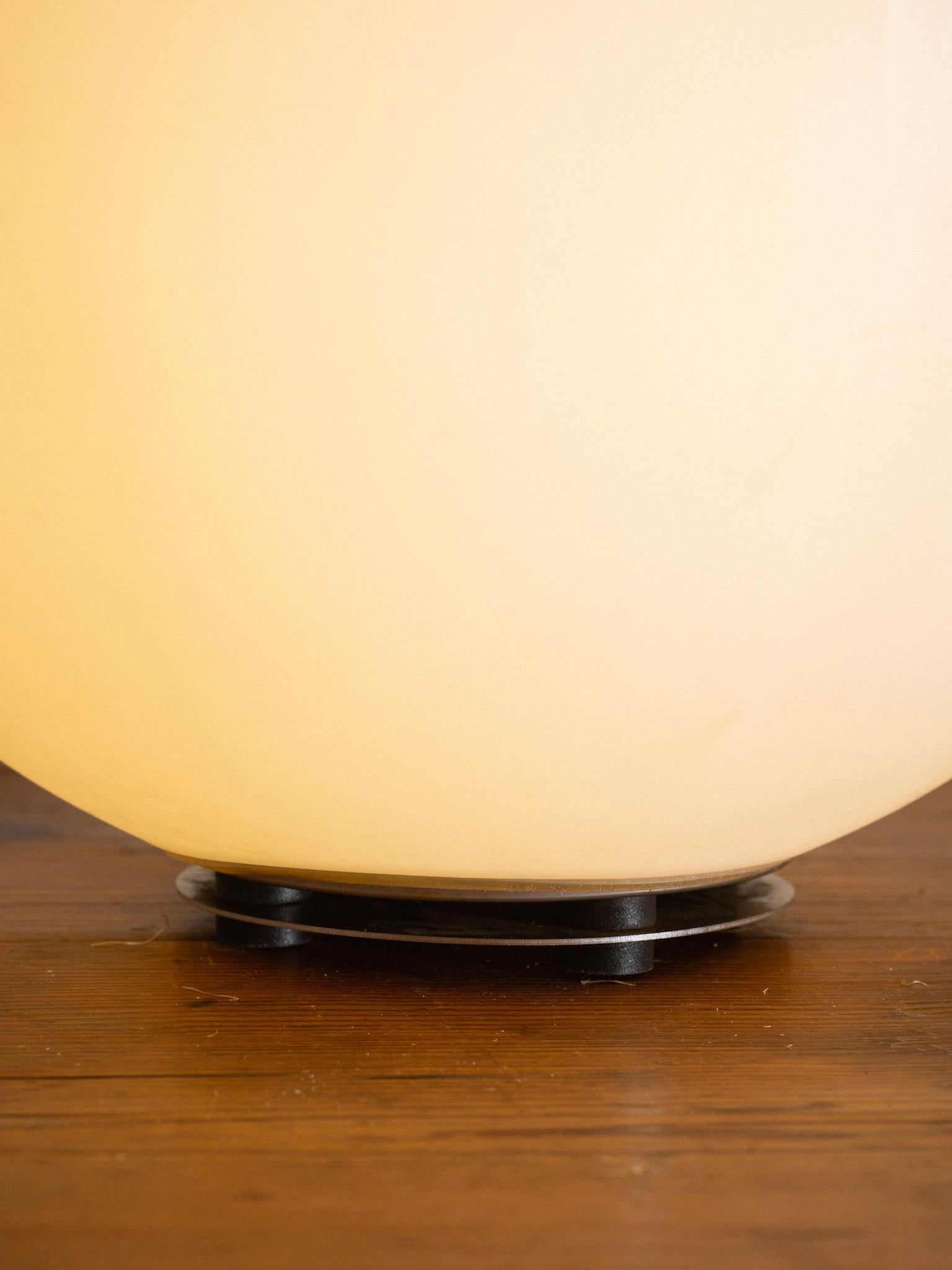 20th Century Large Molded Plastic Egg Form Lamp For Sale