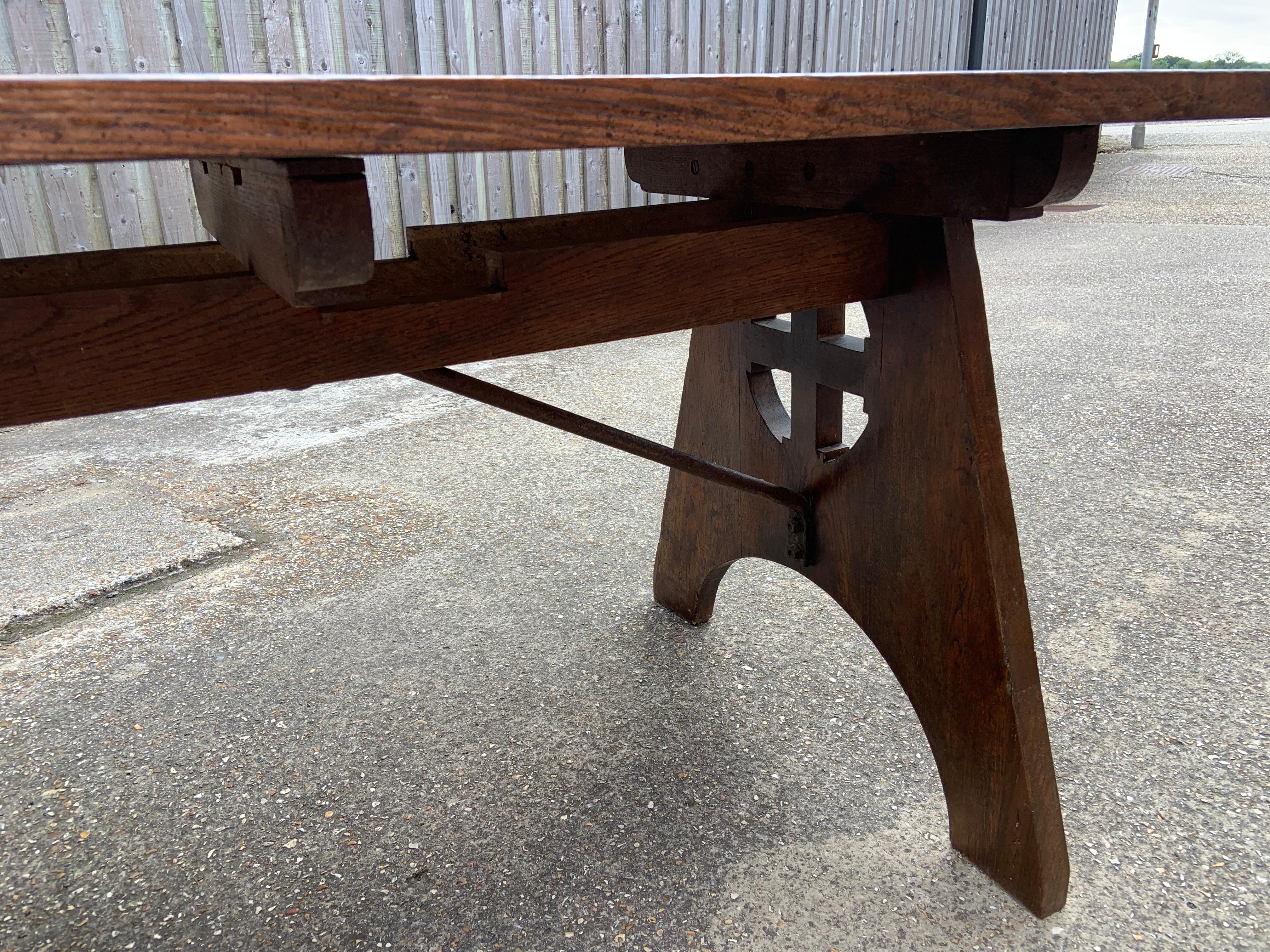 French Large Monastery Table For Sale