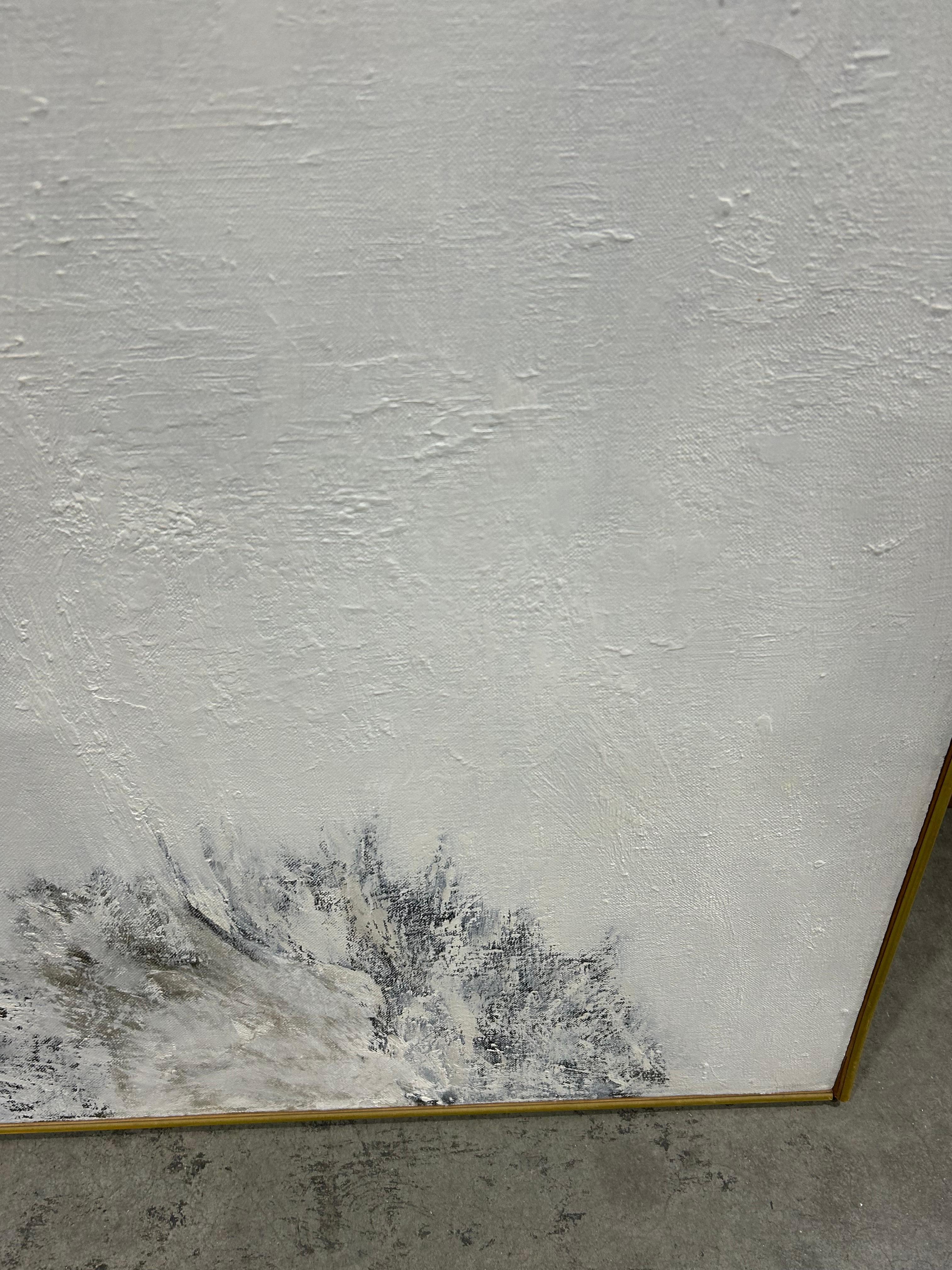 Large Monochromatic Abstract by Thomas George For Sale 3