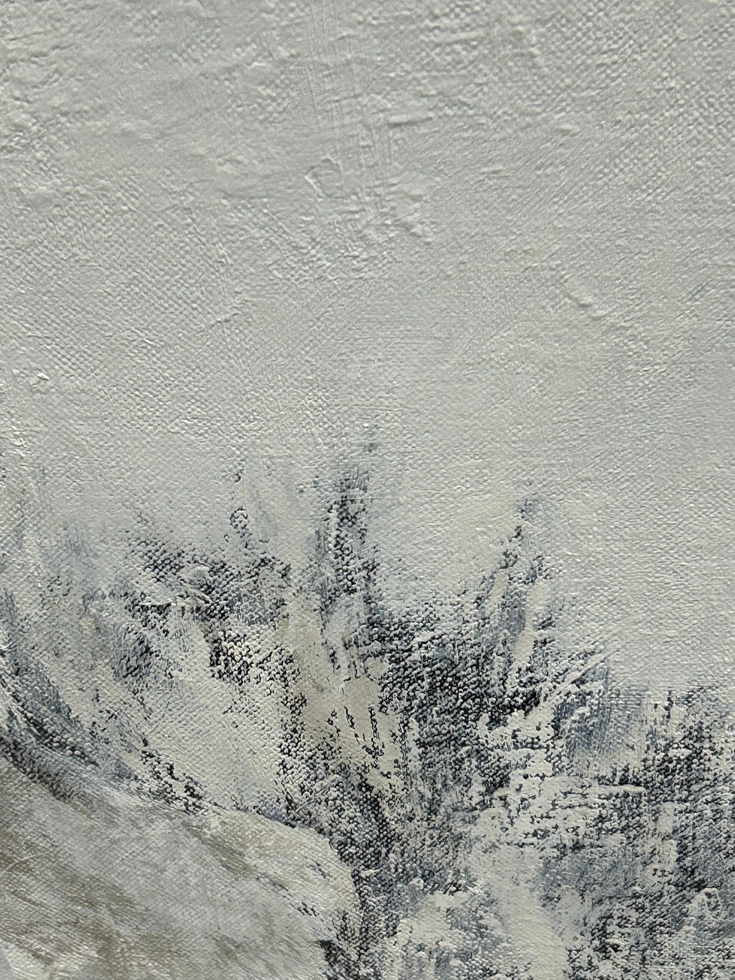 Large Monochromatic Abstract by Thomas George For Sale 1