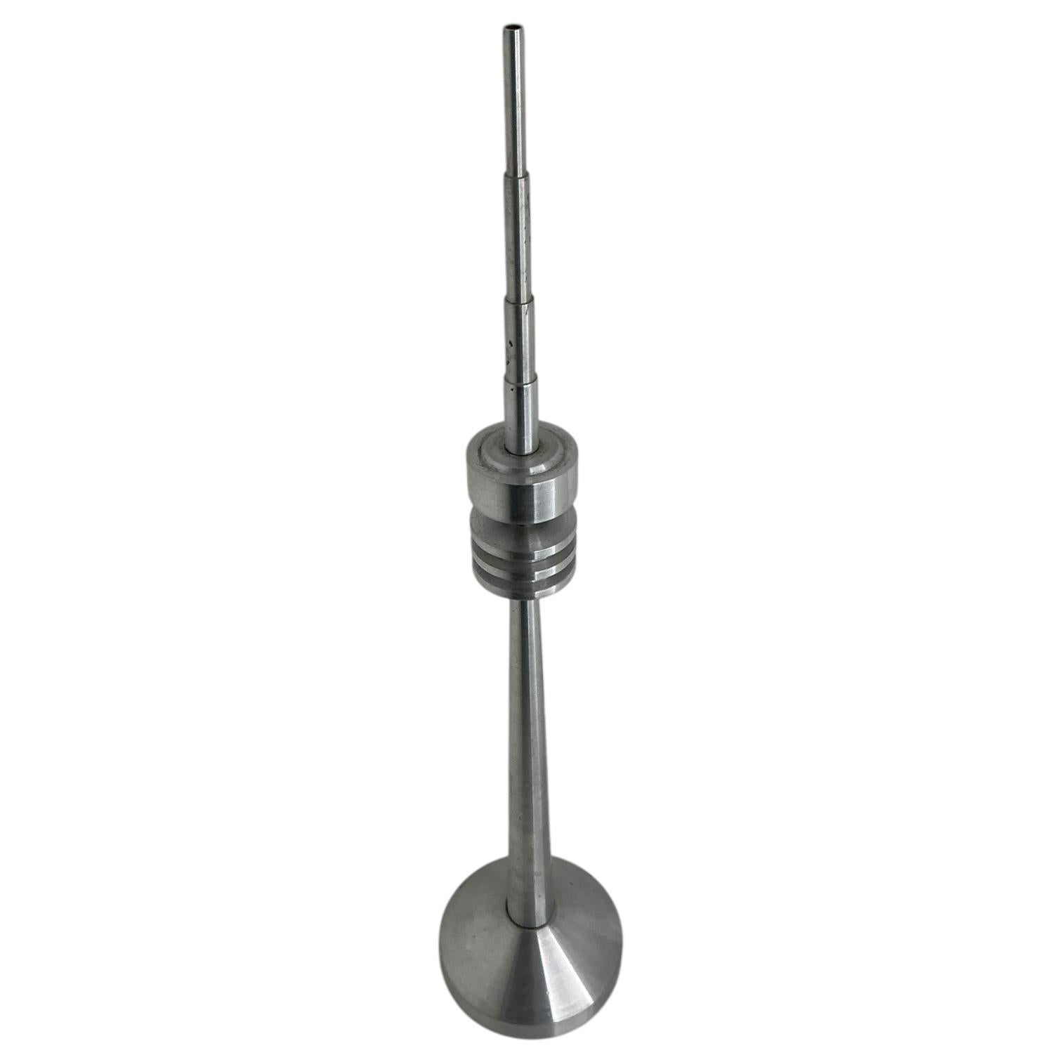 Large Monumental Aluminum Munich TV Television Tower Scale Design Model, 1970s For Sale 4