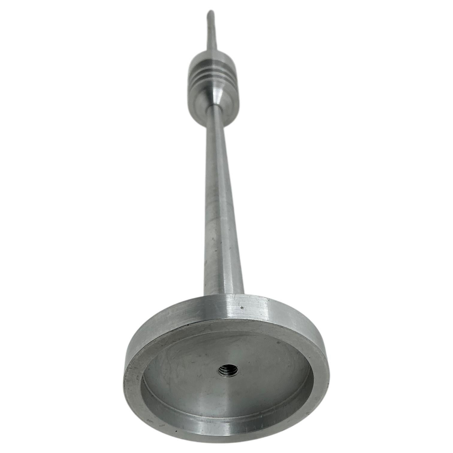 Hand-Crafted Large Monumental Aluminum Munich TV Television Tower Scale Design Model, 1970s For Sale