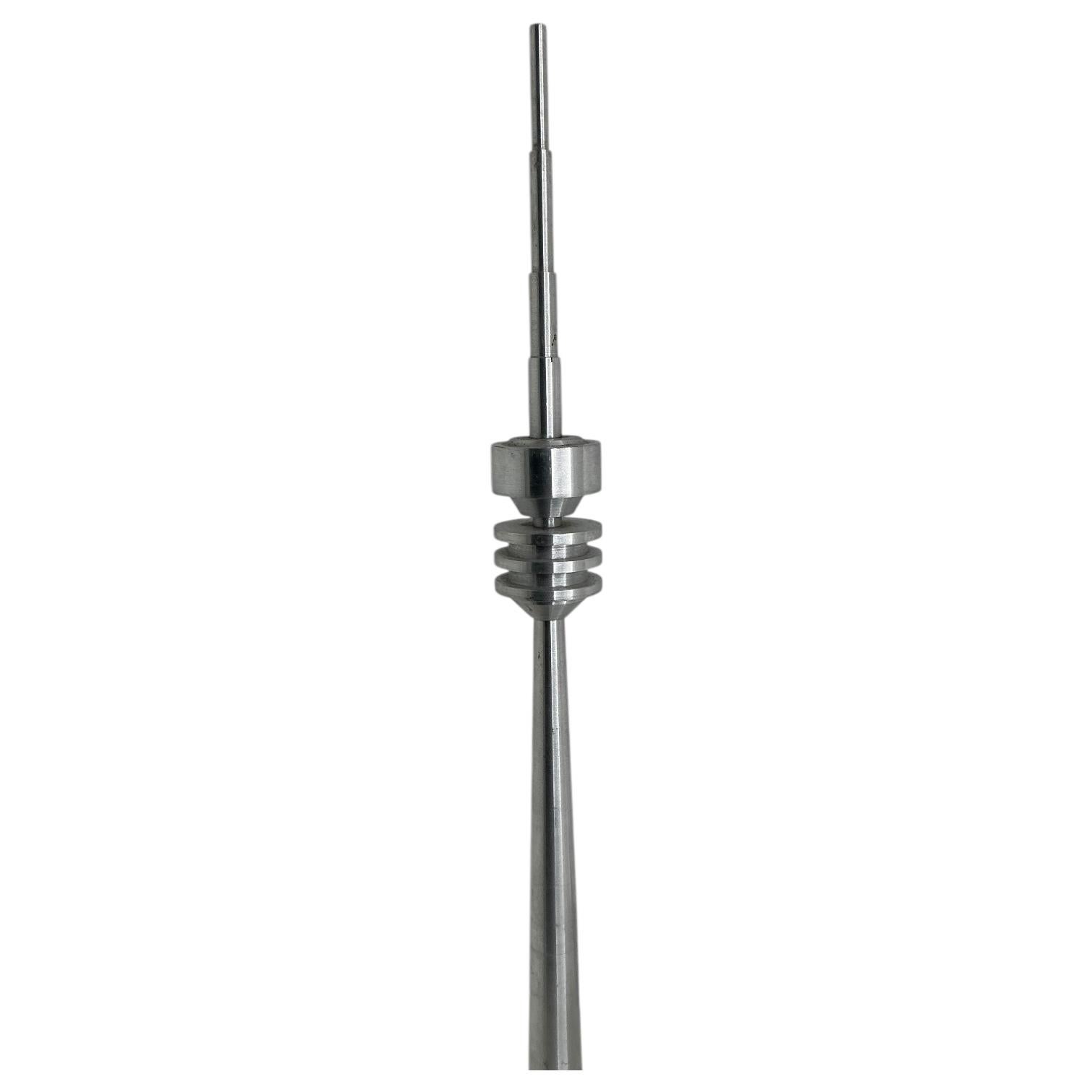 Large Monumental Aluminum Munich TV Television Tower Scale Design Model, 1970s For Sale 2