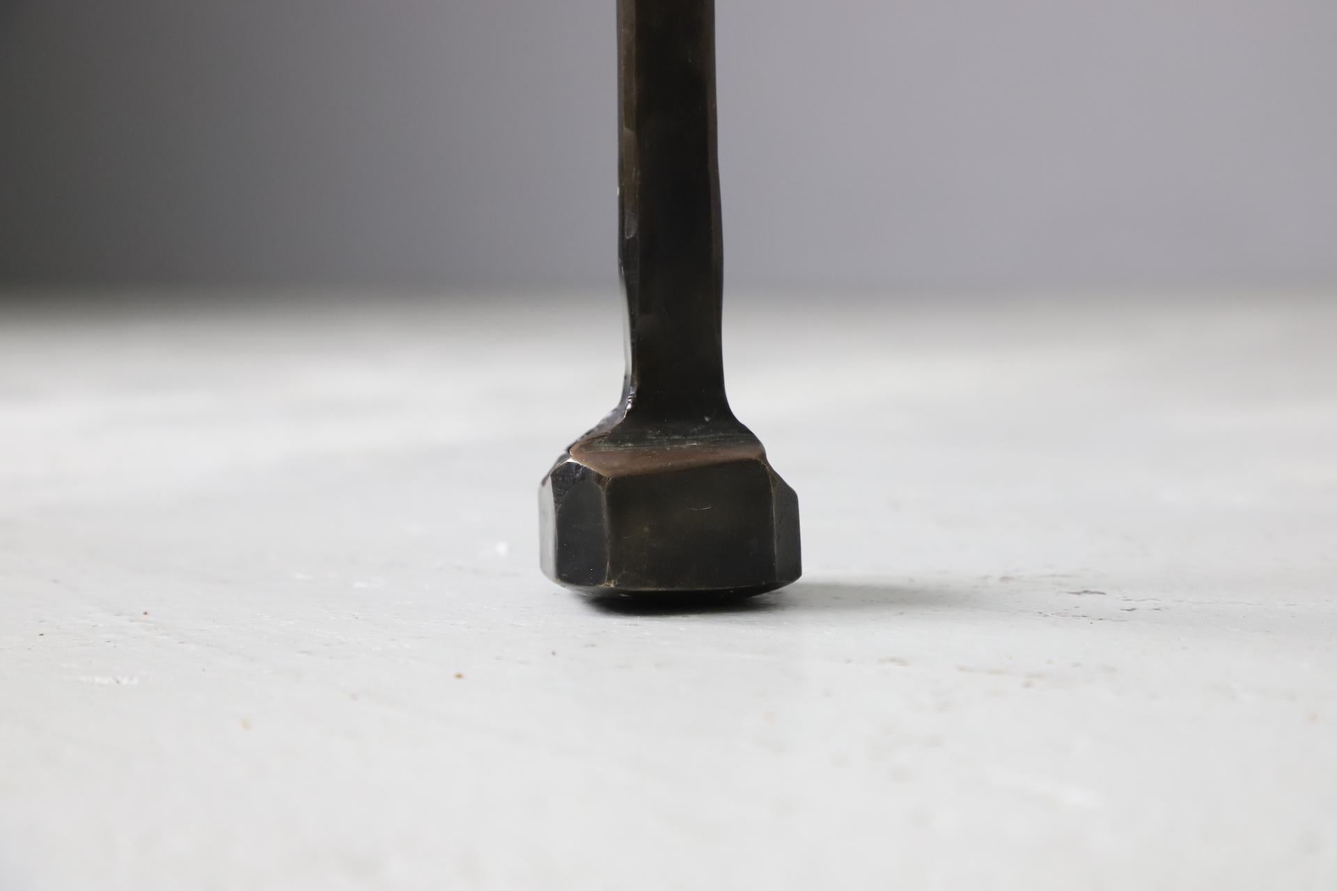 Großer monumentaler Couchtisch aus geschmiedeter Bronze von Lothar Klute, 1986 im Angebot 2