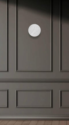 Large 'Moon 4' Alabaster Wall or Ceiling Lamp in the Manner of Pierre Chareau