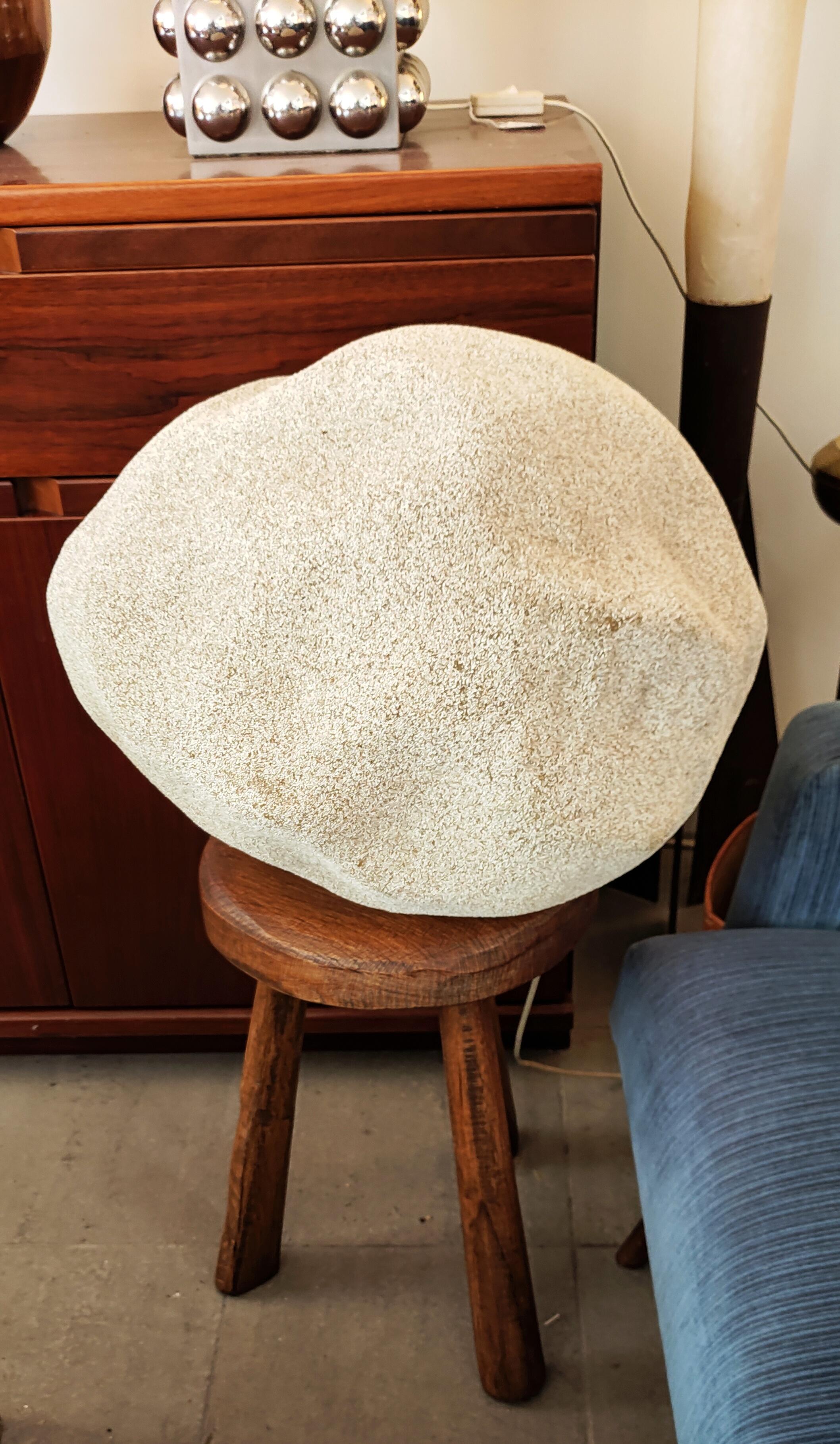 Large Moon Rock Lamp, by André Cazenave for Singleton, Italy, 1970s For Sale 4