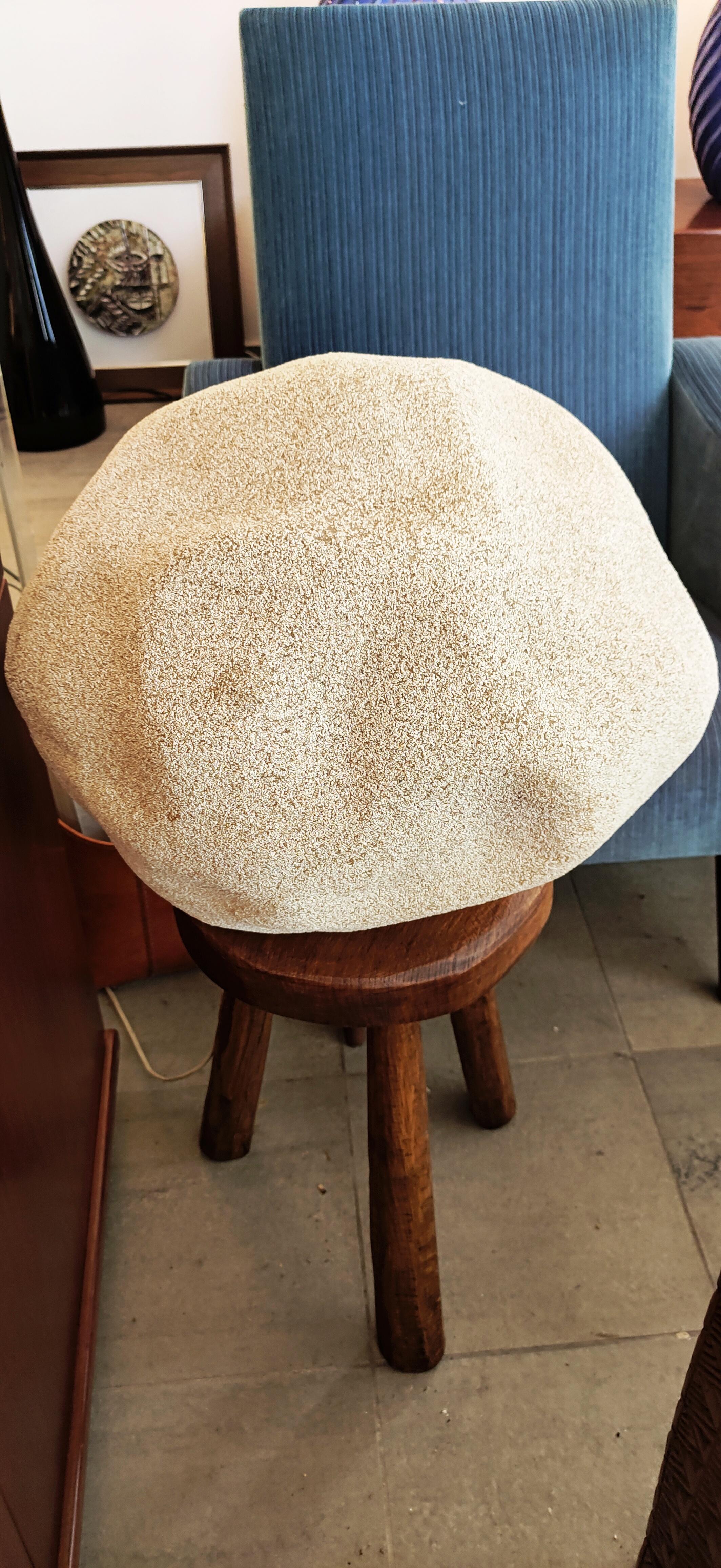Large Moon Rock Lamp, by André Cazenave for Singleton, Italy, 1970s For Sale 1