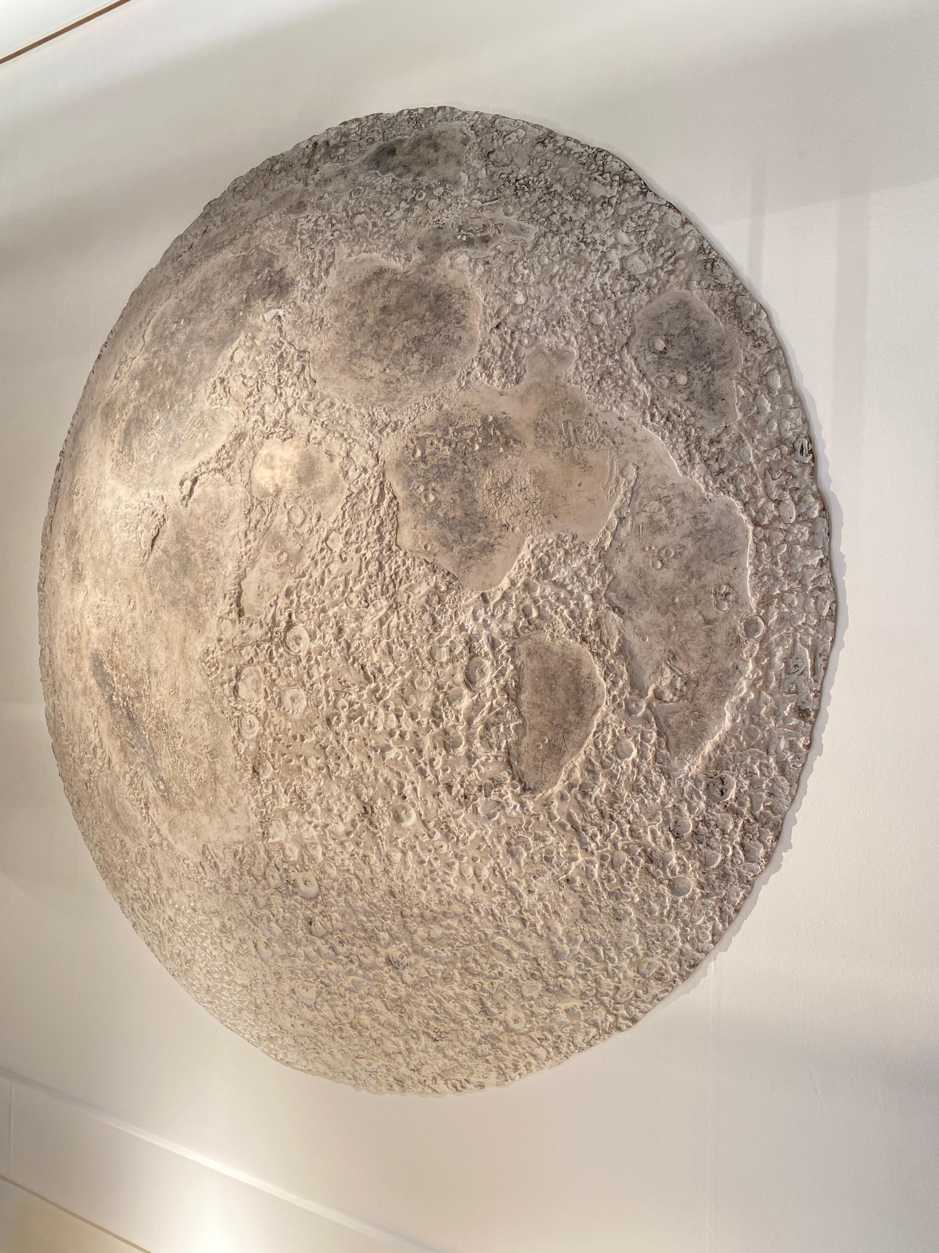 Large Moon Wall Mounted Sculpture by Michel Pichard For Sale 2