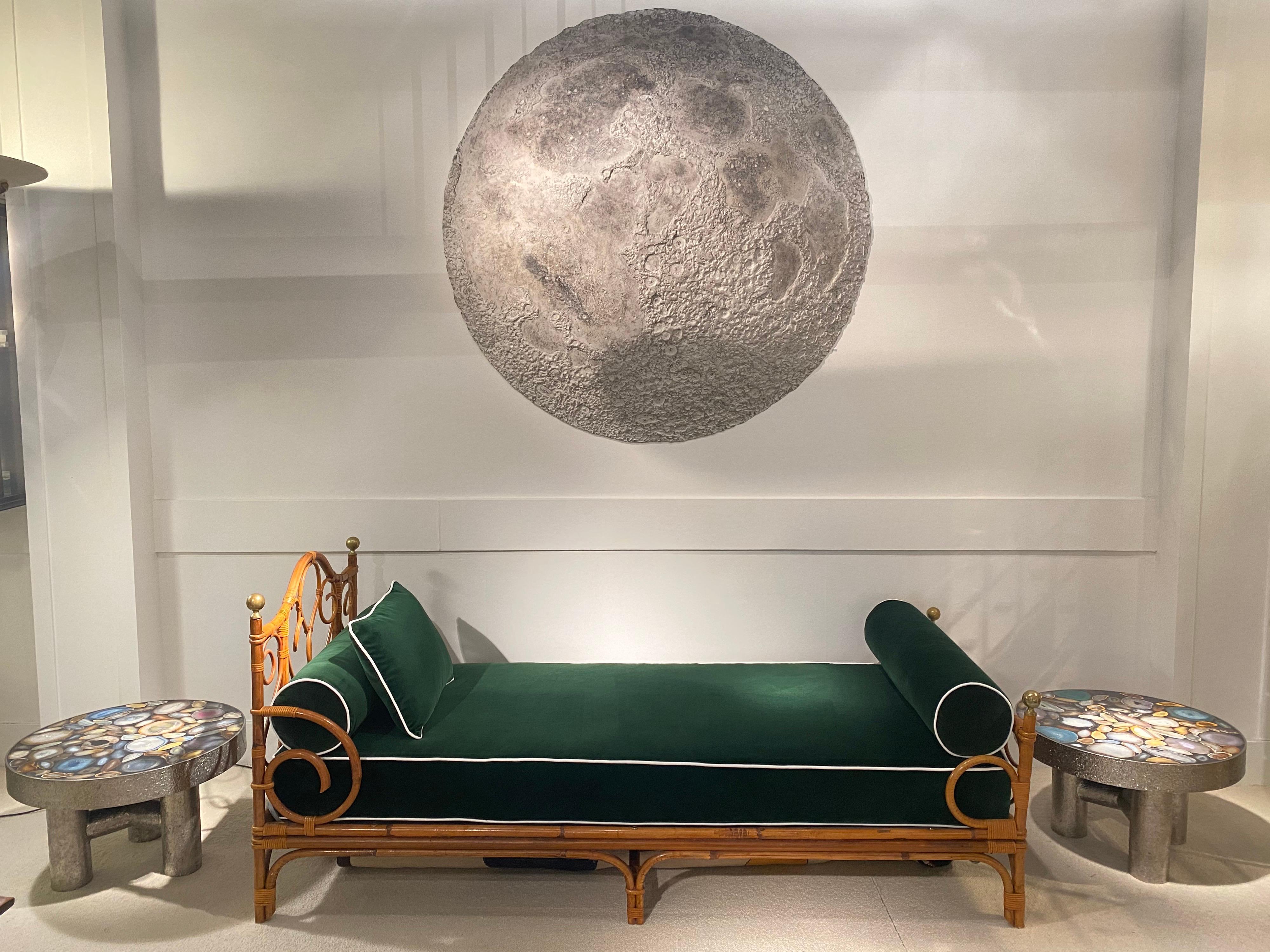 Large Moon Wall Mounted Sculpture by Michel Pichard For Sale 9