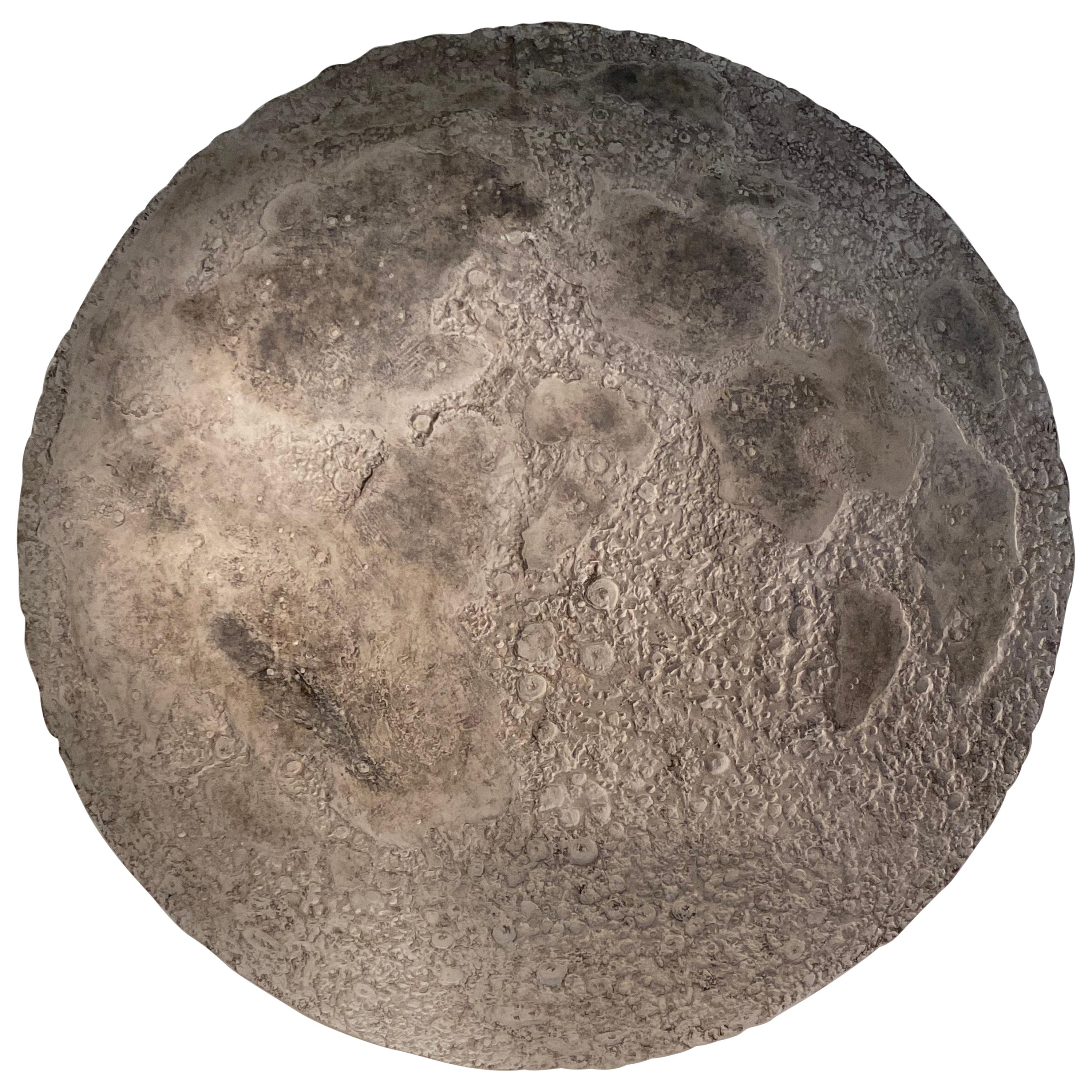 Large Moon Wall Mounted Sculpture by Michel Pichard