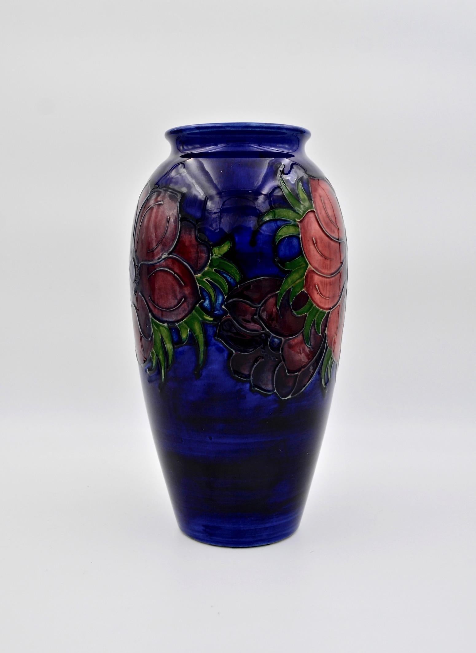 moorcroft anemone vase