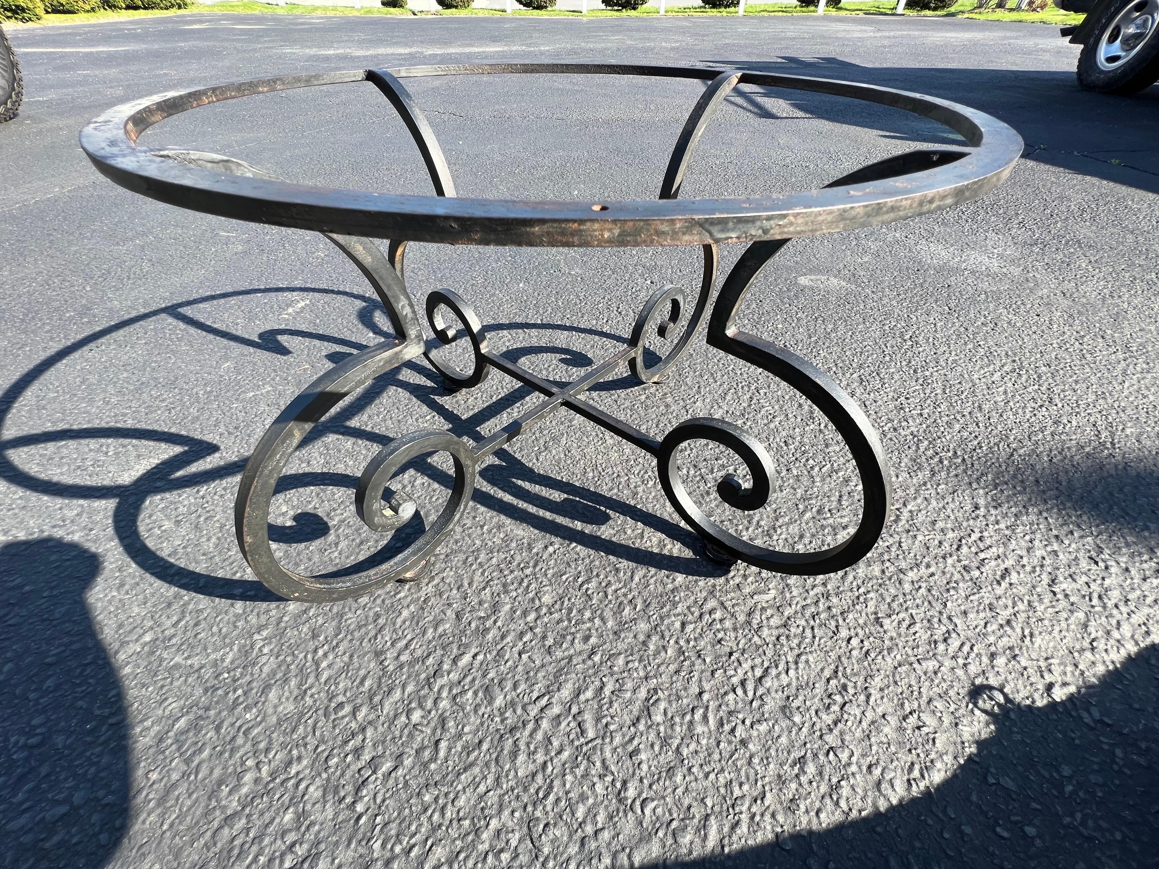 Large Moroccan Brass Tray Table 5