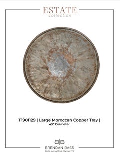 Large Moroccan Copper Tray