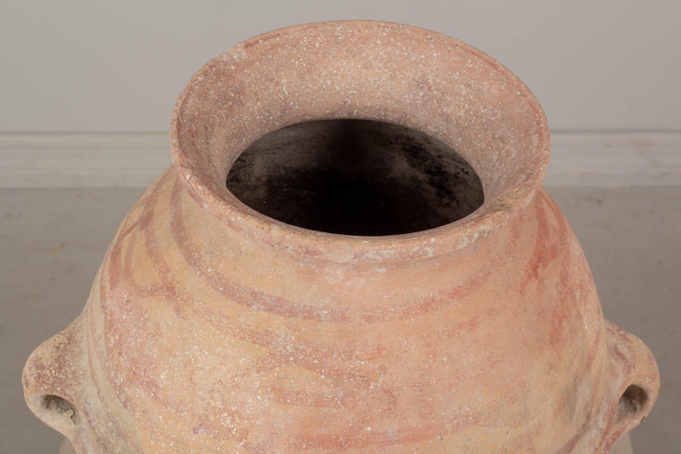 Large Moroccan Terracotta Pottery Water Jar For Sale at 1stDibs
