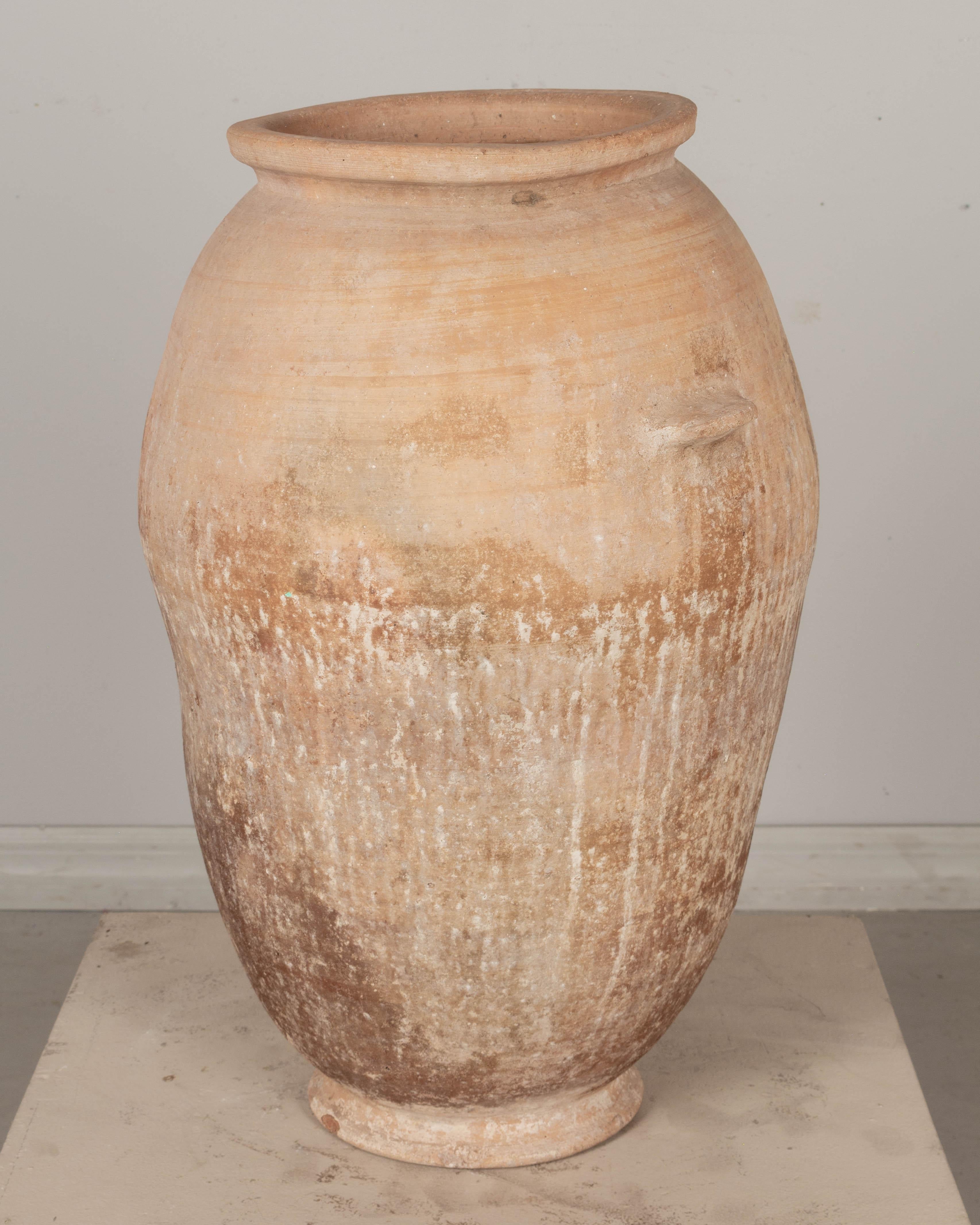 Hand-Crafted Large Moroccan Terracotta Pottery Water Vessel For Sale