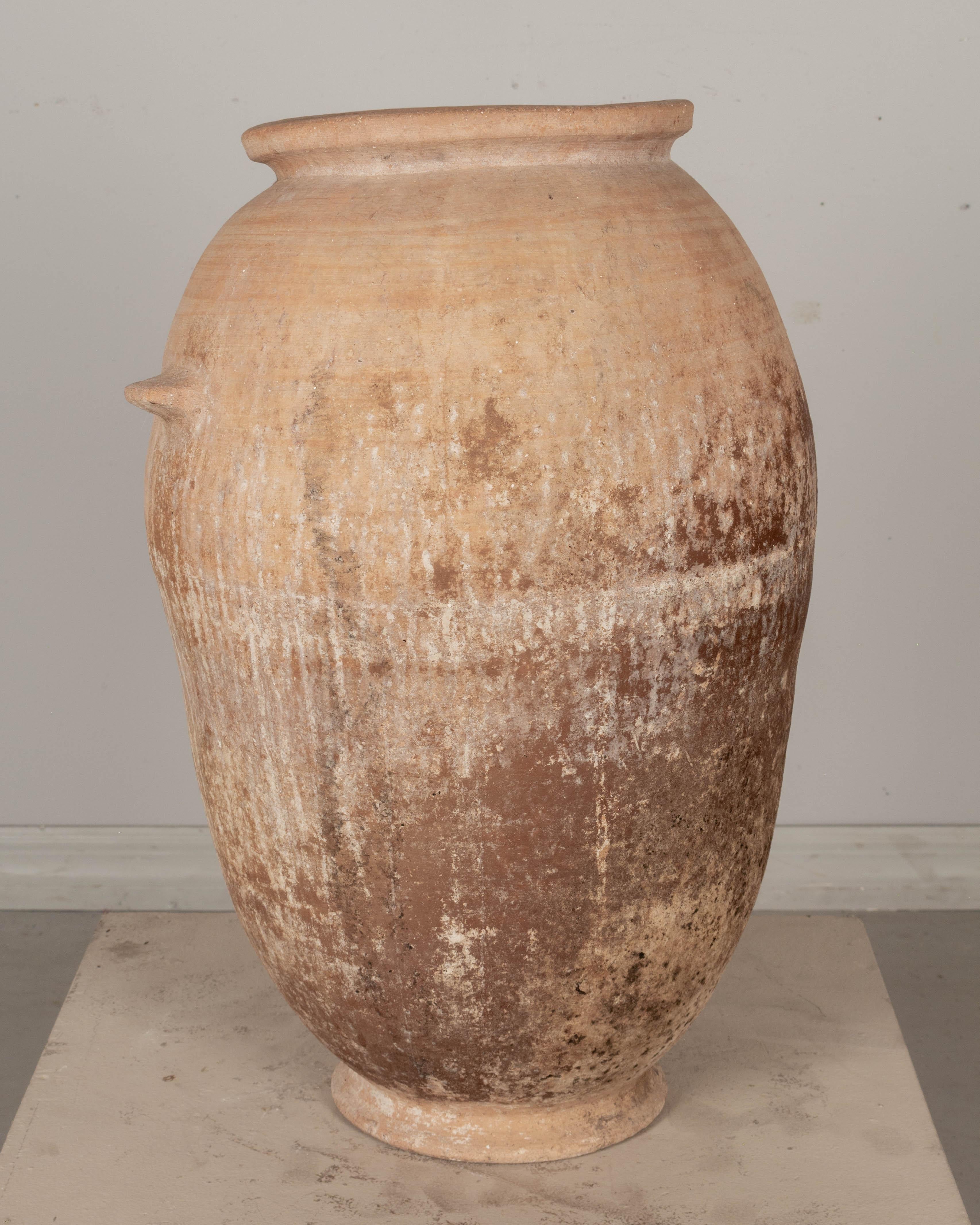 20th Century Large Moroccan Terracotta Pottery Water Vessel For Sale