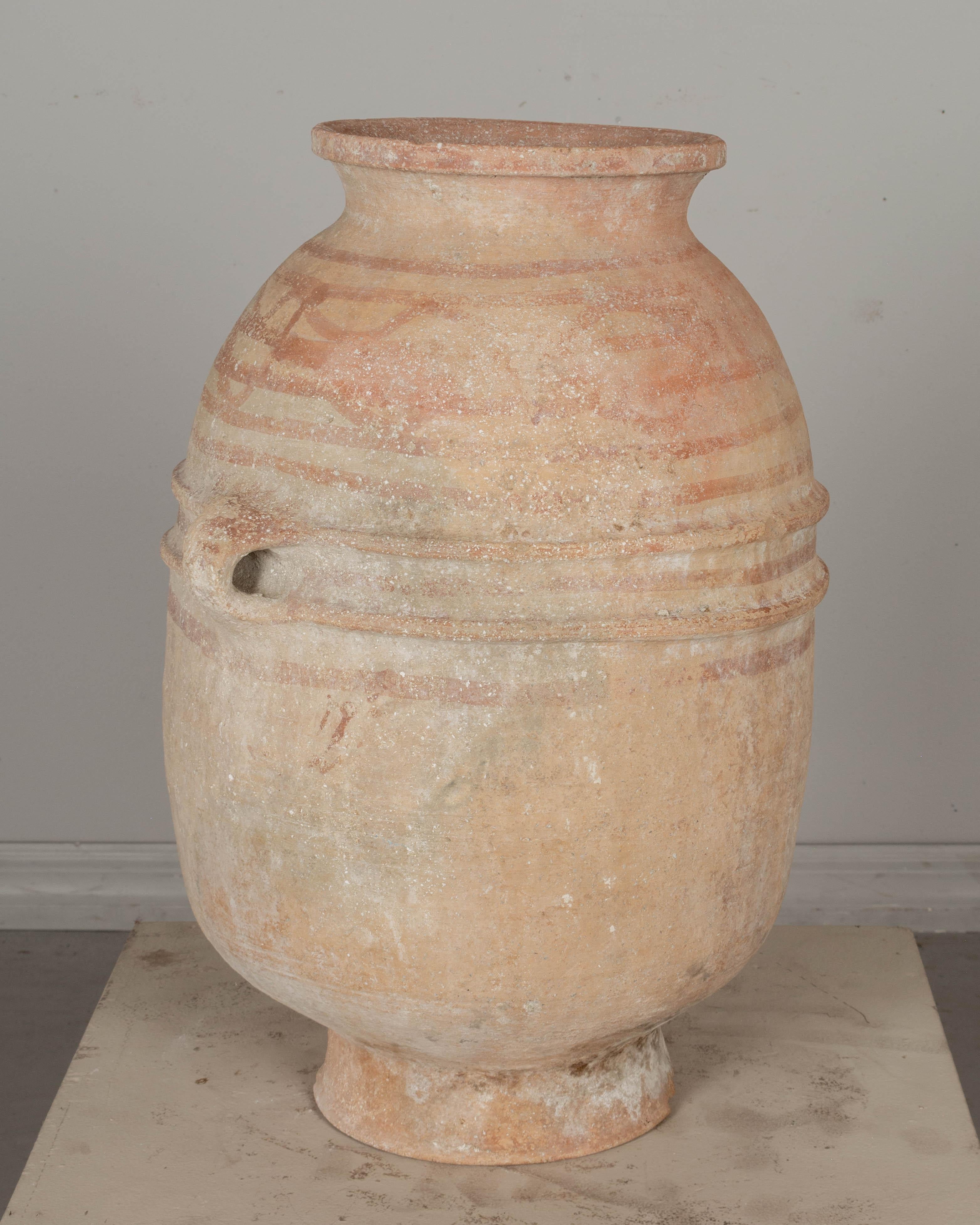 Large Moroccan Terracotta Pottery Water Jar For Sale 4