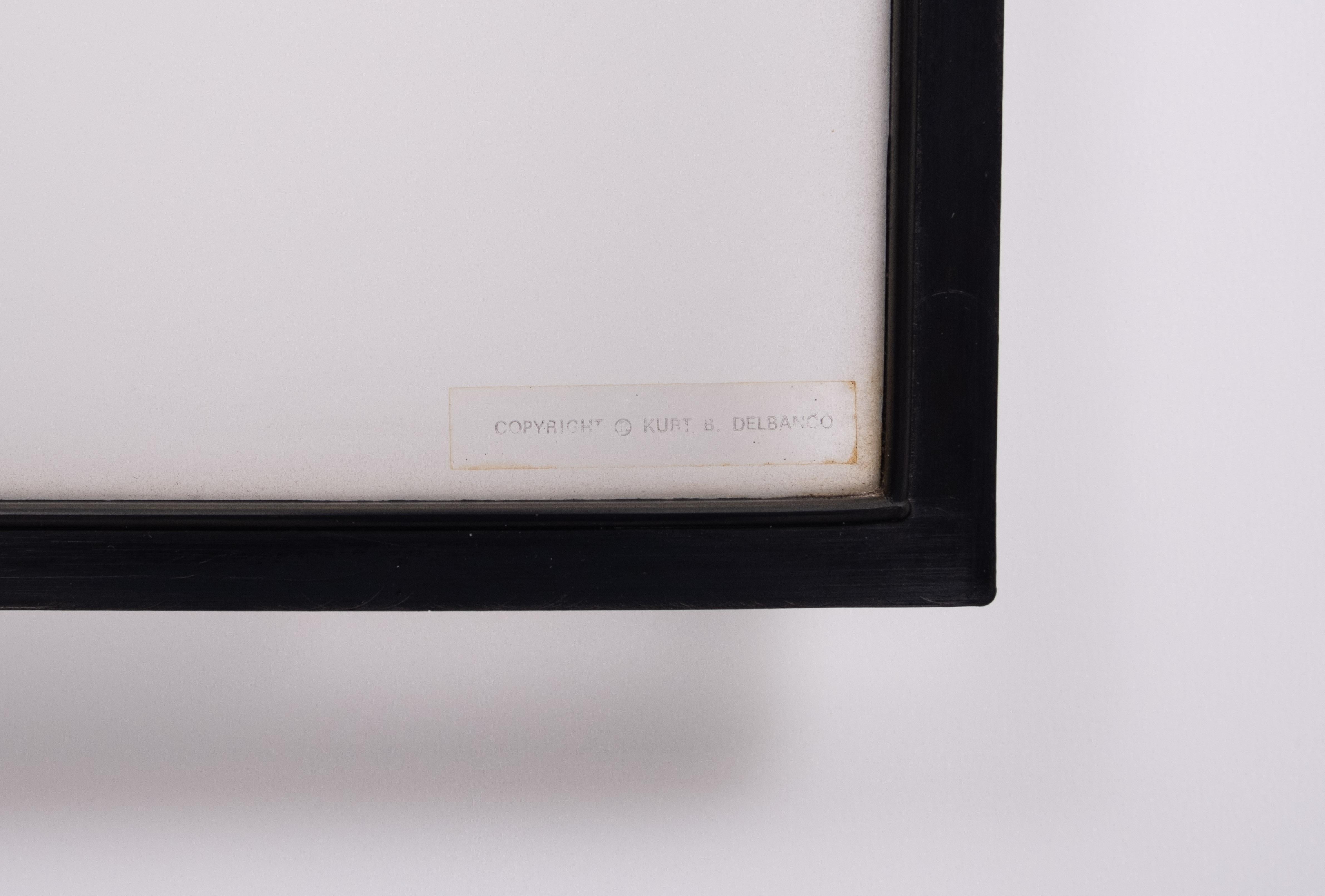 Fin du 20e siècle Grande horloge Morphos de Kurt B. Delbanco pour Acerbis, années 1980 en vente