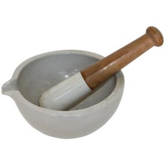 Large Mortar and Pestle from France
