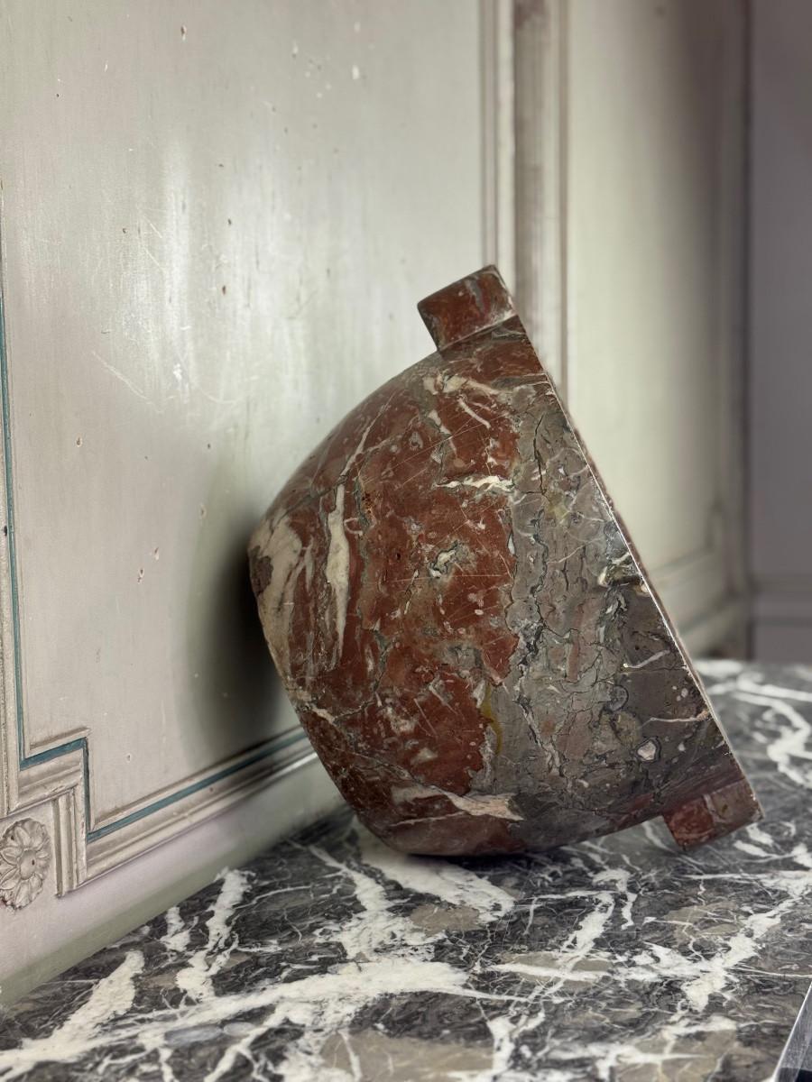 Grande mortaio in marmo di Rance, XVIII secolo in vendita 4
