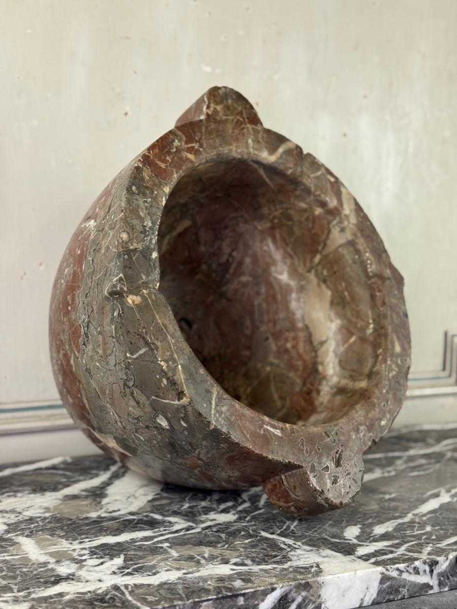 Greco classico Grande mortaio in marmo di Rance, XVIII secolo in vendita