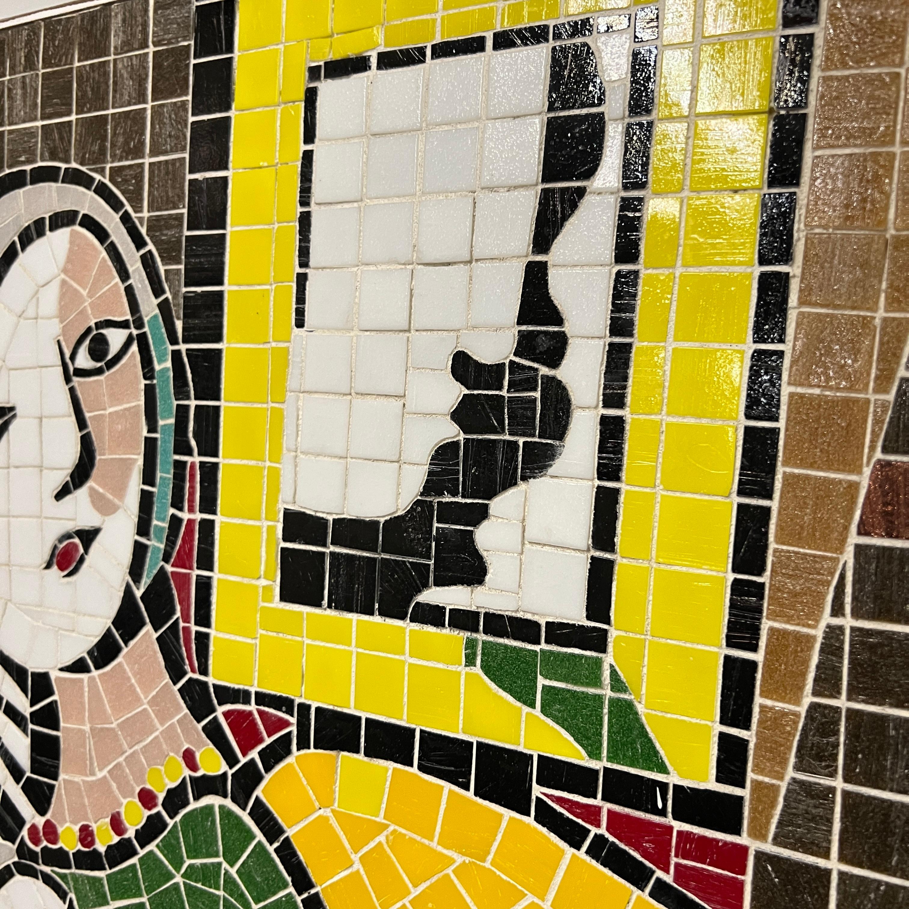 XX secolo Grande opera d'arte a mosaico che riprende lo stile della 
