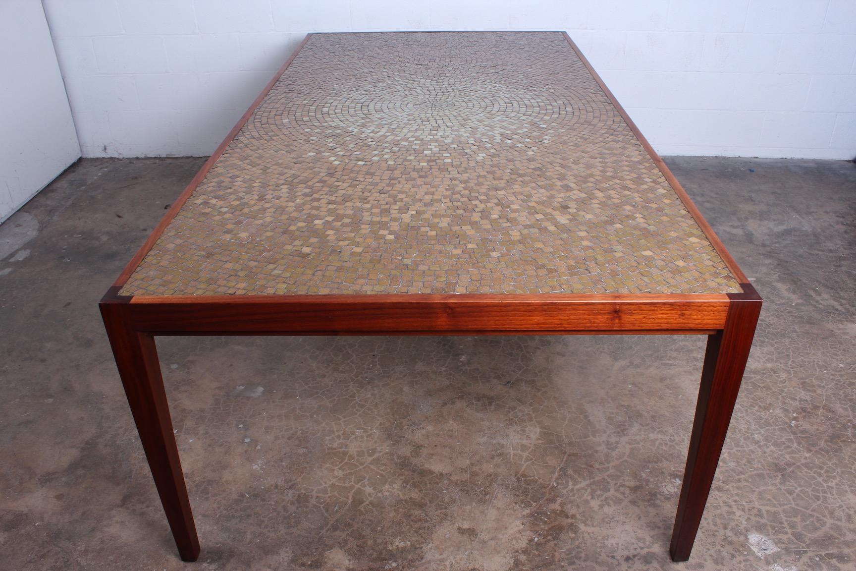 Large Mosaic Dining Table by Harry Lunstead 12