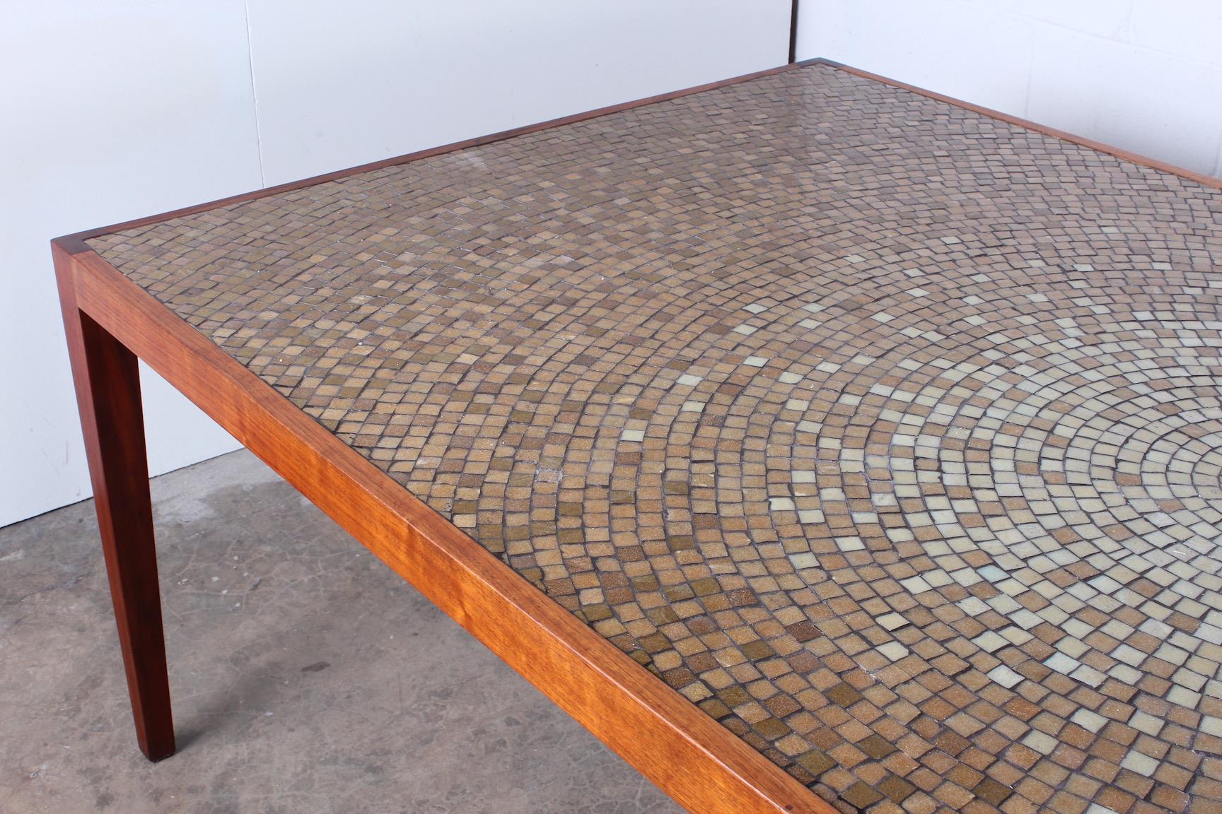 Large Mosaic Dining Table by Harry Lunstead 3