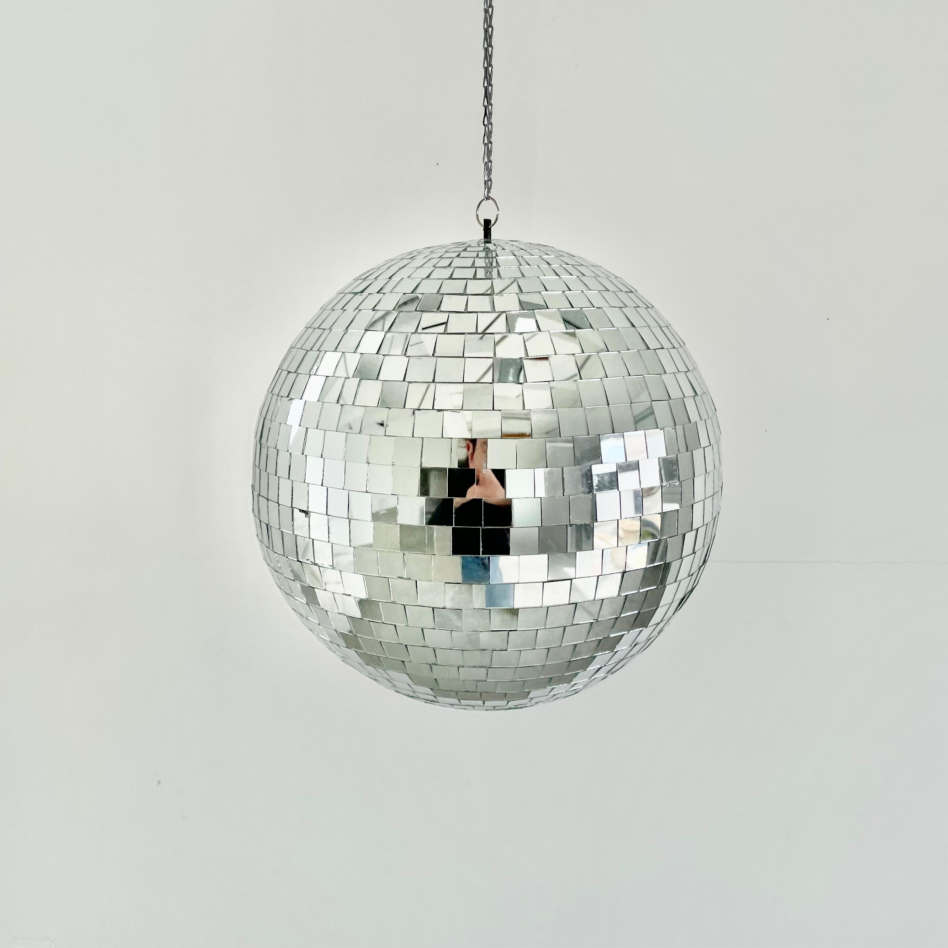 Large Mosaic Glass Disco Ball, 1970s USA 2