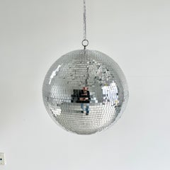 Large Mosaic Glass Disco Ball, 1970s USA