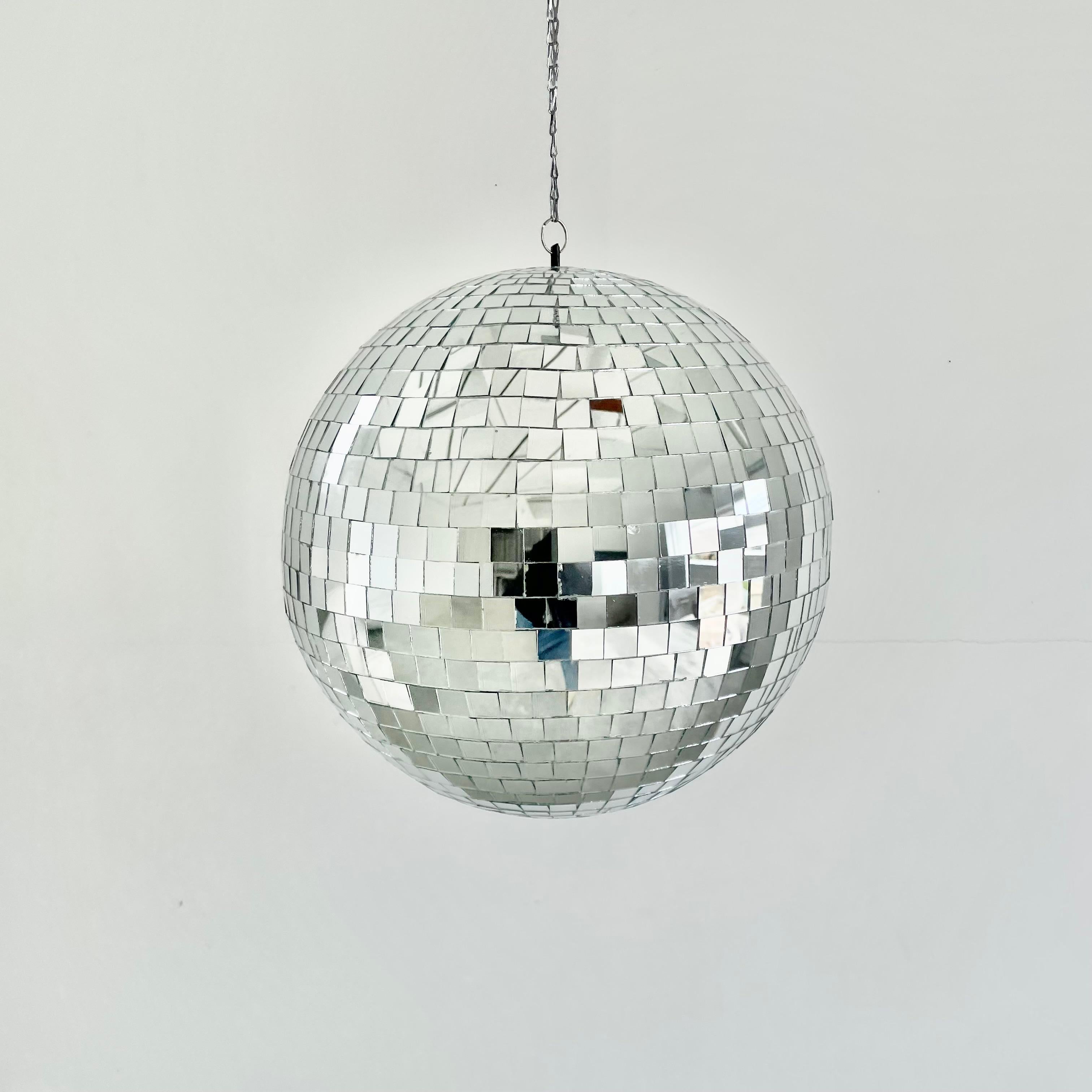 what is a disco ball made of