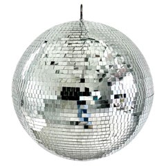 Gran bola de discoteca de mosaico de vidrio, años 70 EE.UU.