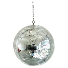 Gran bola de discoteca de mosaico de vidrio, años 70 EE.UU.