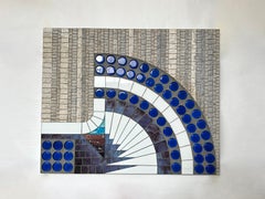 Grande mosaïque de marbre et de verre, Centre d'études de l'Oeuf, Paris 1984