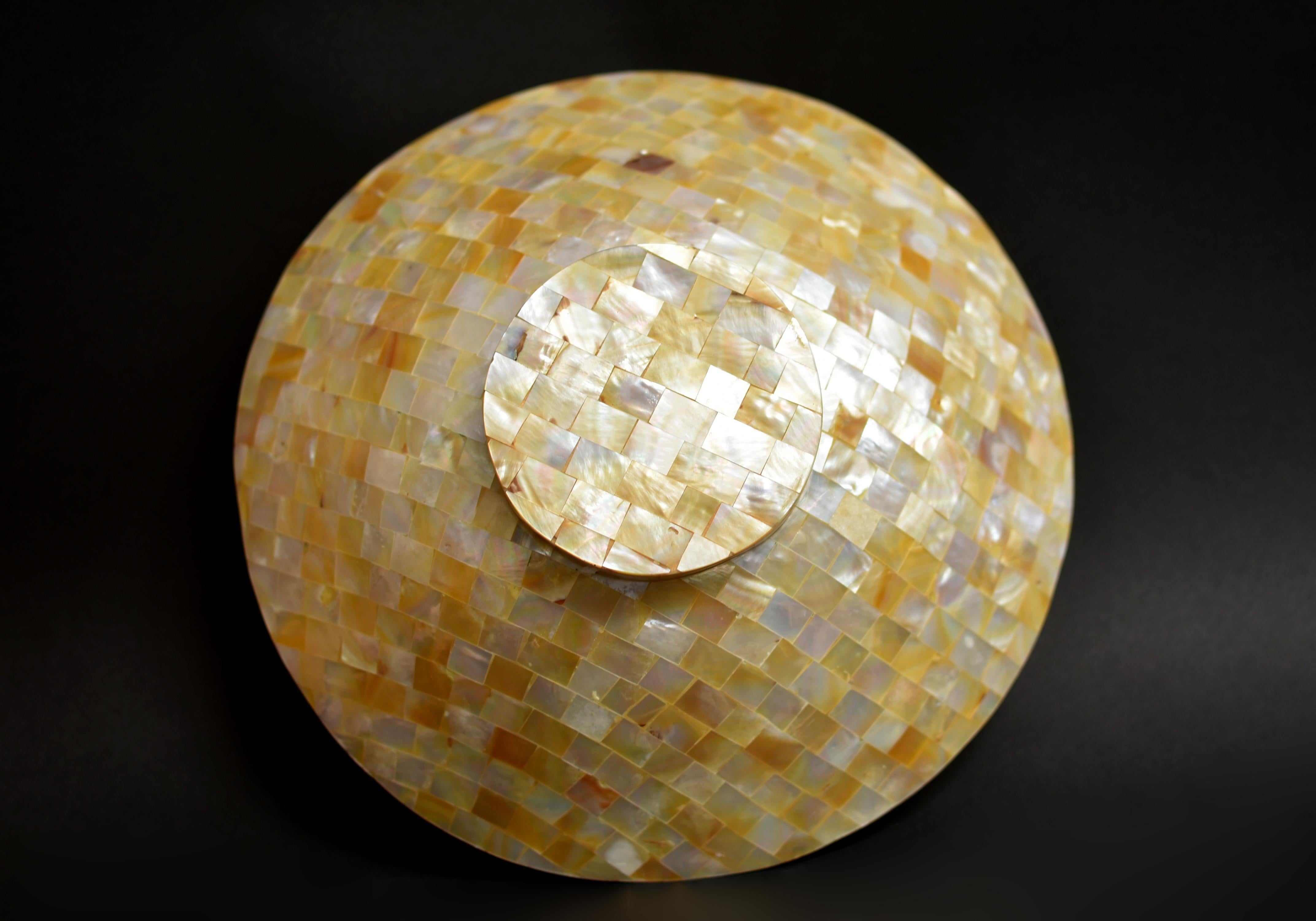 Large Mother of Pearl Bowl 5