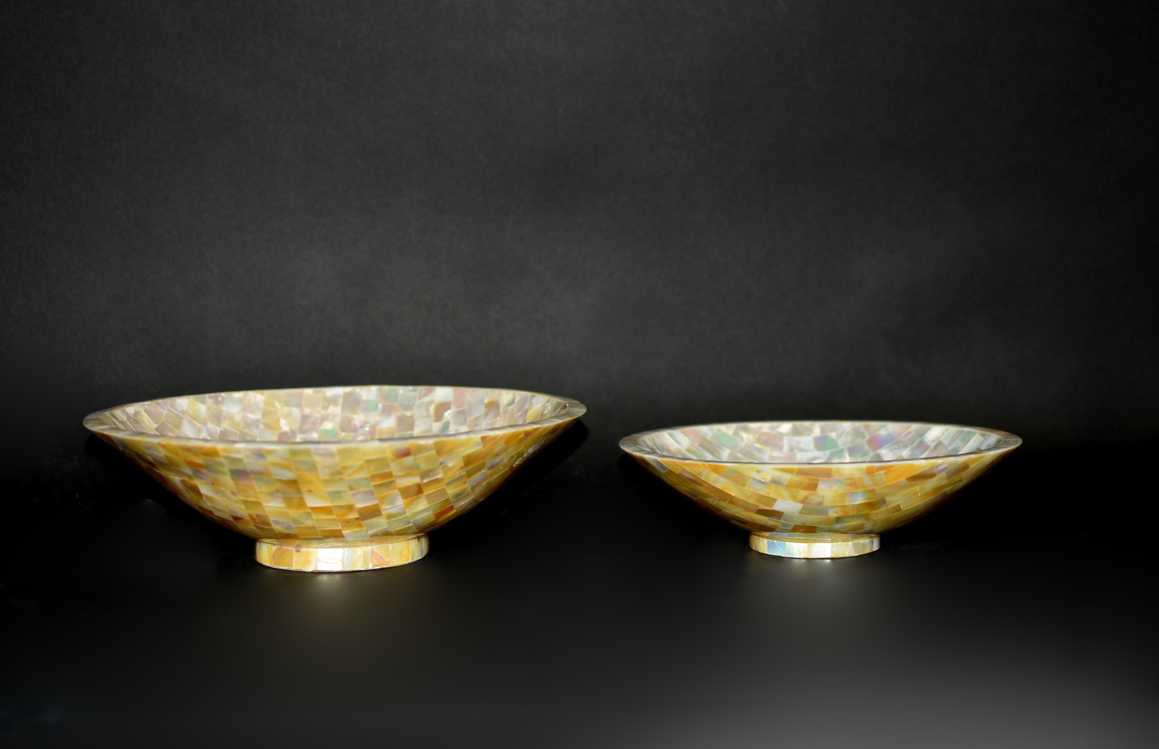 Large Mother of Pearl Bowl 7