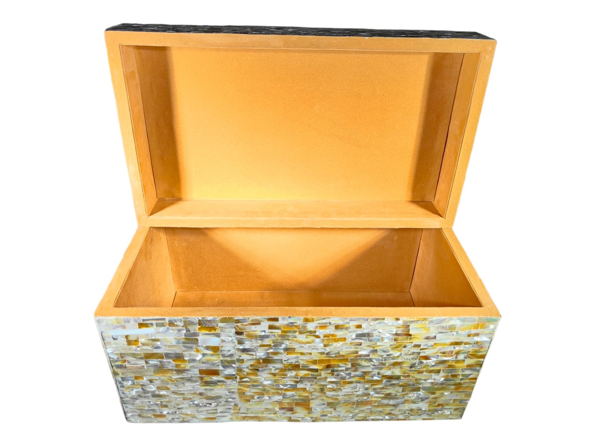 Large Mother of Pearl Box 20th Century For Sale 5