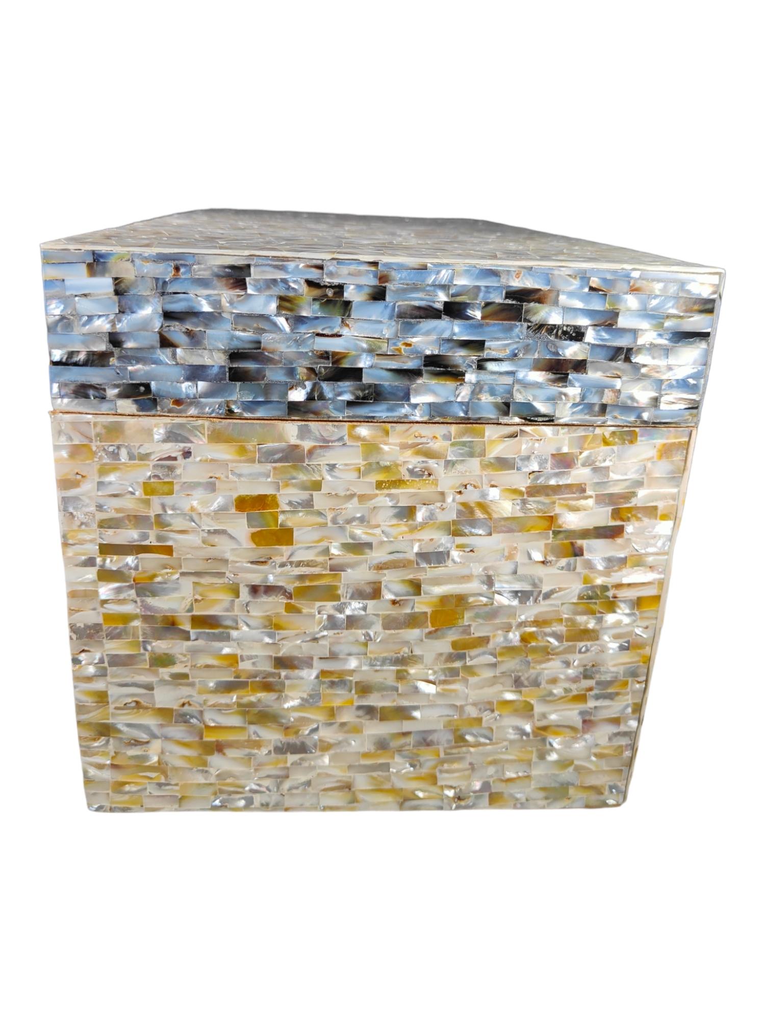 Large Mother of Pearl Box 20th Century For Sale 1