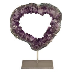 Large Mounted Amethyst Mineral Specimen #3