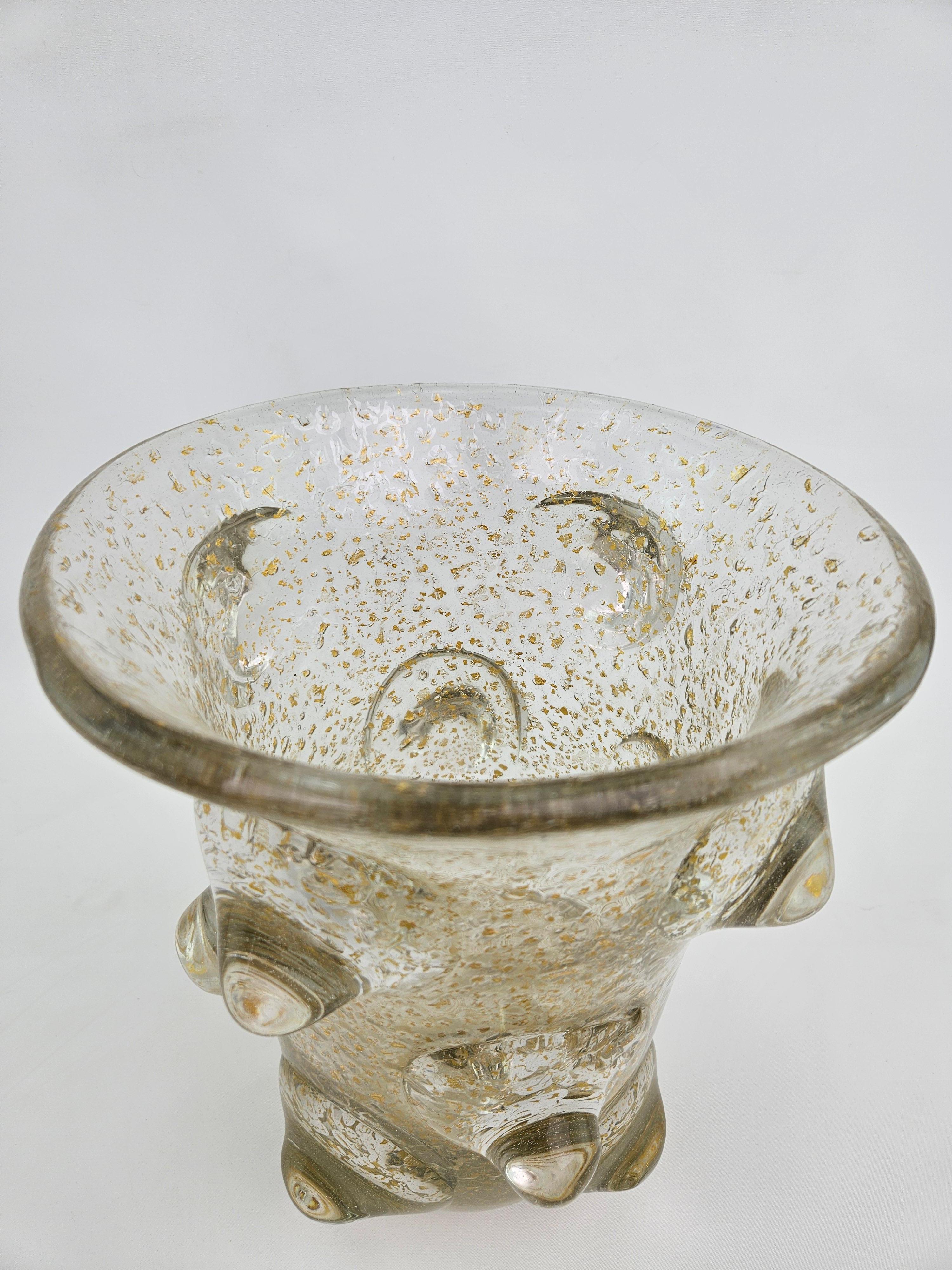 Gran jarrón de vidrio artístico Mugoni de Ercole Barovier en venta 3