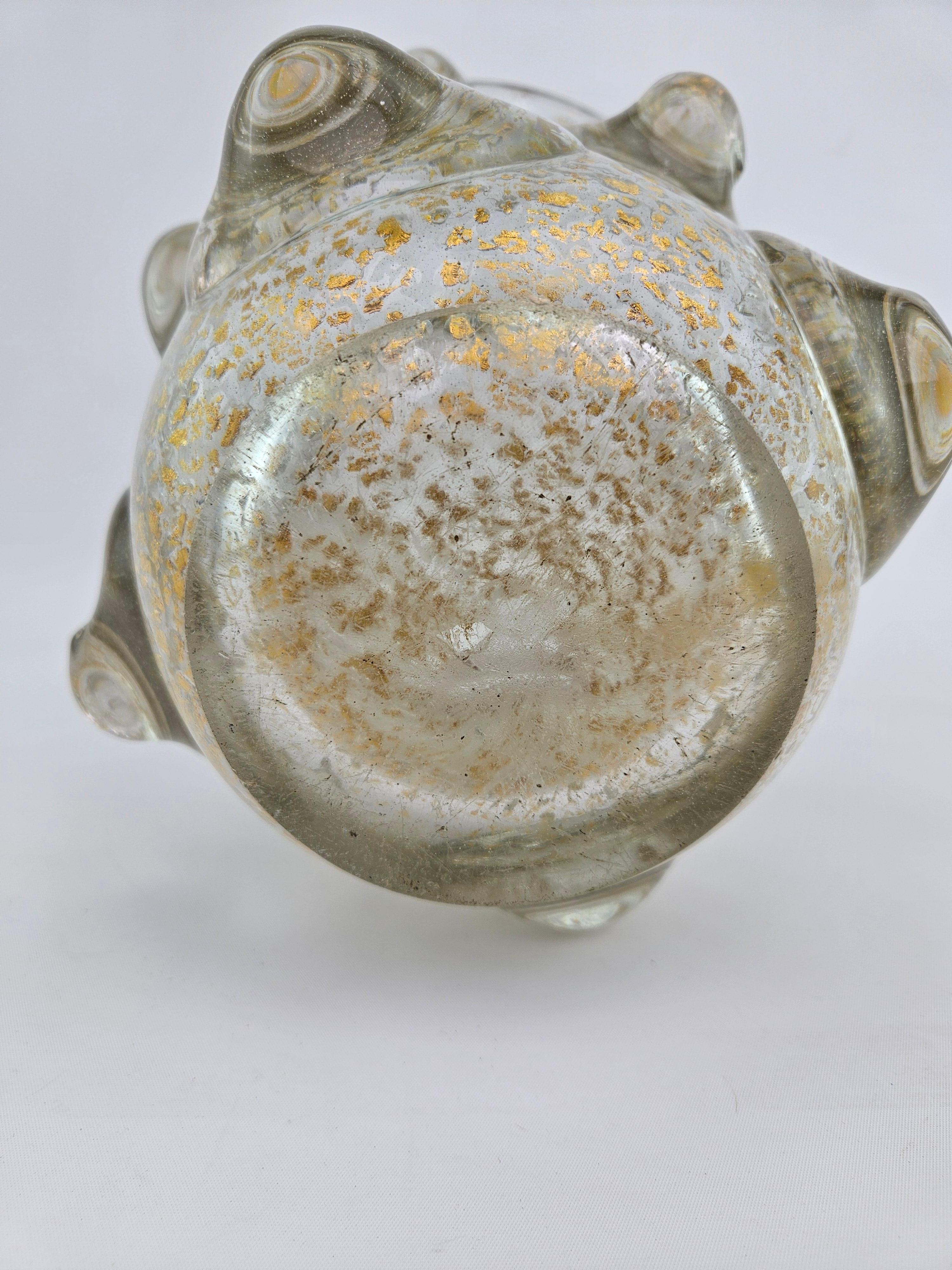 Gran jarrón de vidrio artístico Mugoni de Ercole Barovier en venta 4