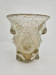 Large Mugoni Art Glass Vase by Ercole Barovier