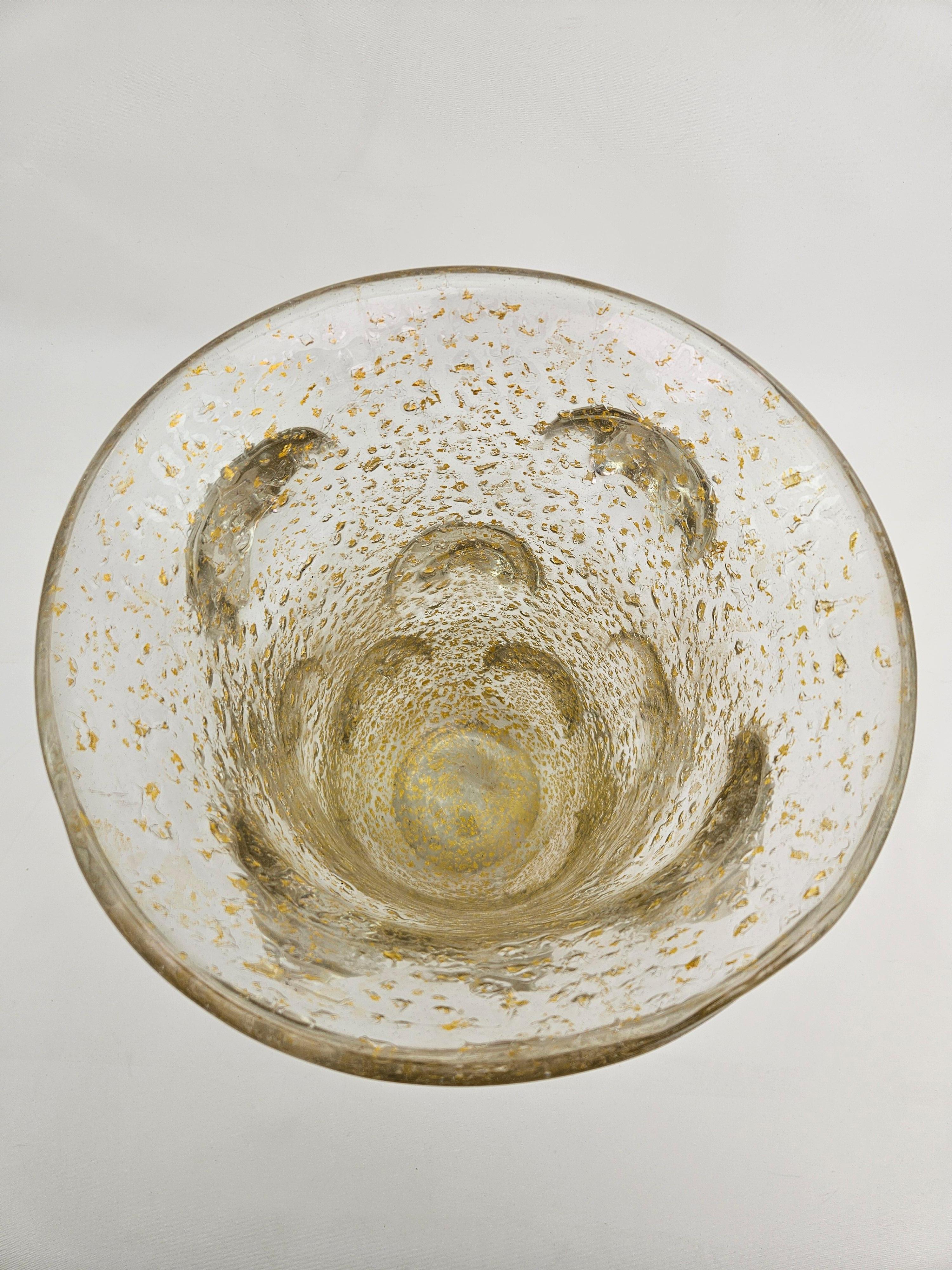 Gran jarrón de vidrio artístico Mugoni de Ercole Barovier en venta 1