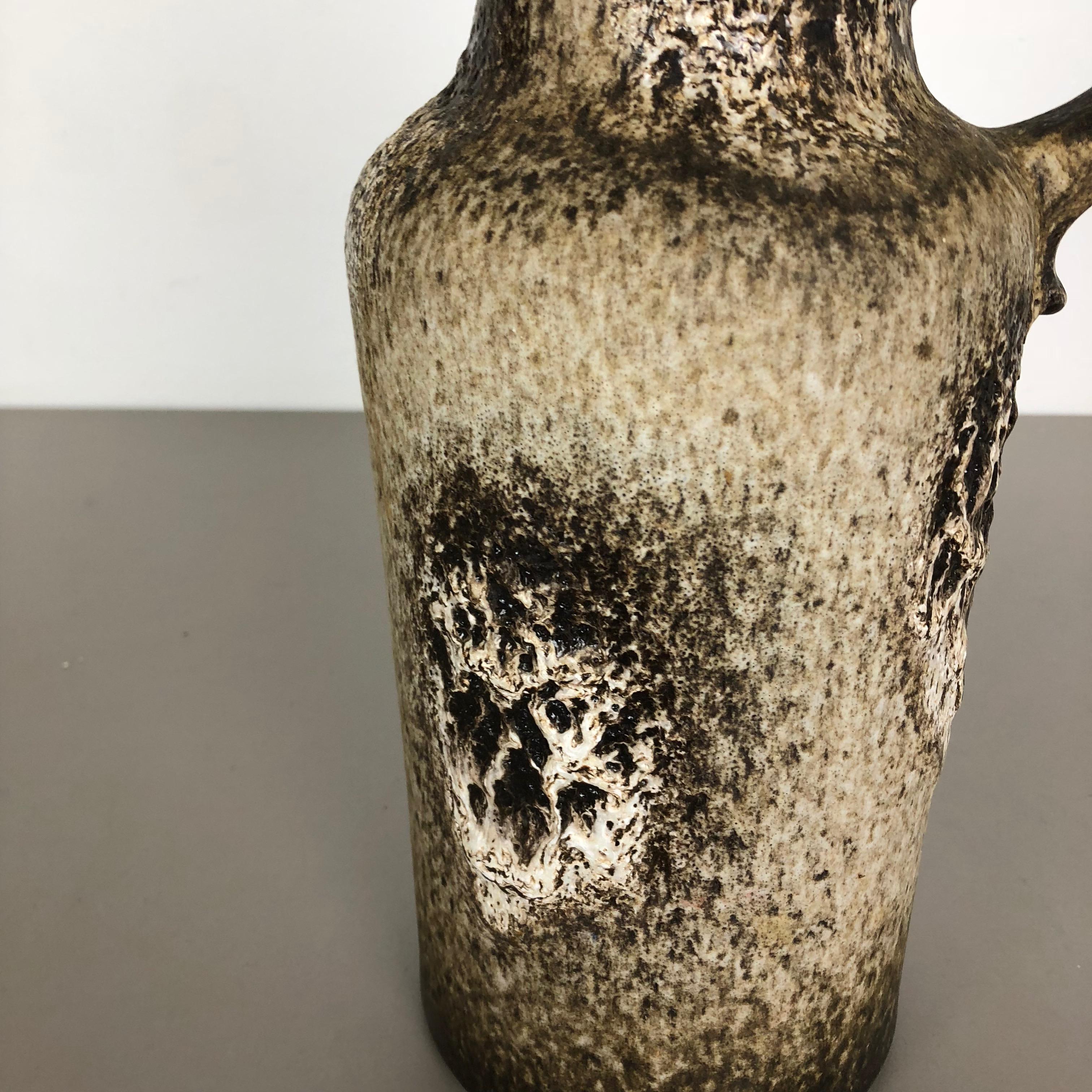Large Multi-Color Vase Fat Lava 